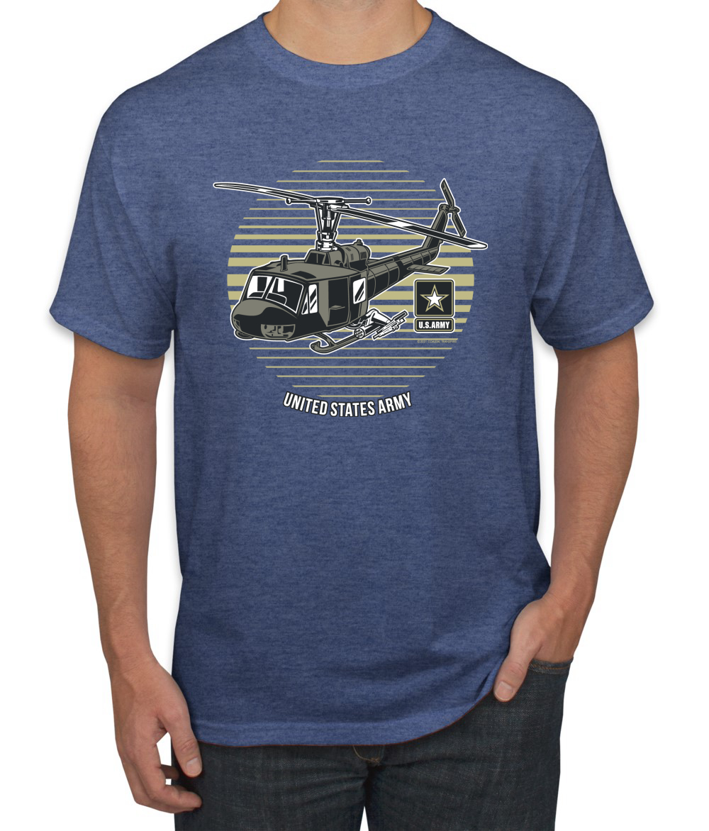 Camiseta gráfica de helicóptero militar del ejército de Estados Unidos Orgullo Americano para hombre - Imagen 23 de 26