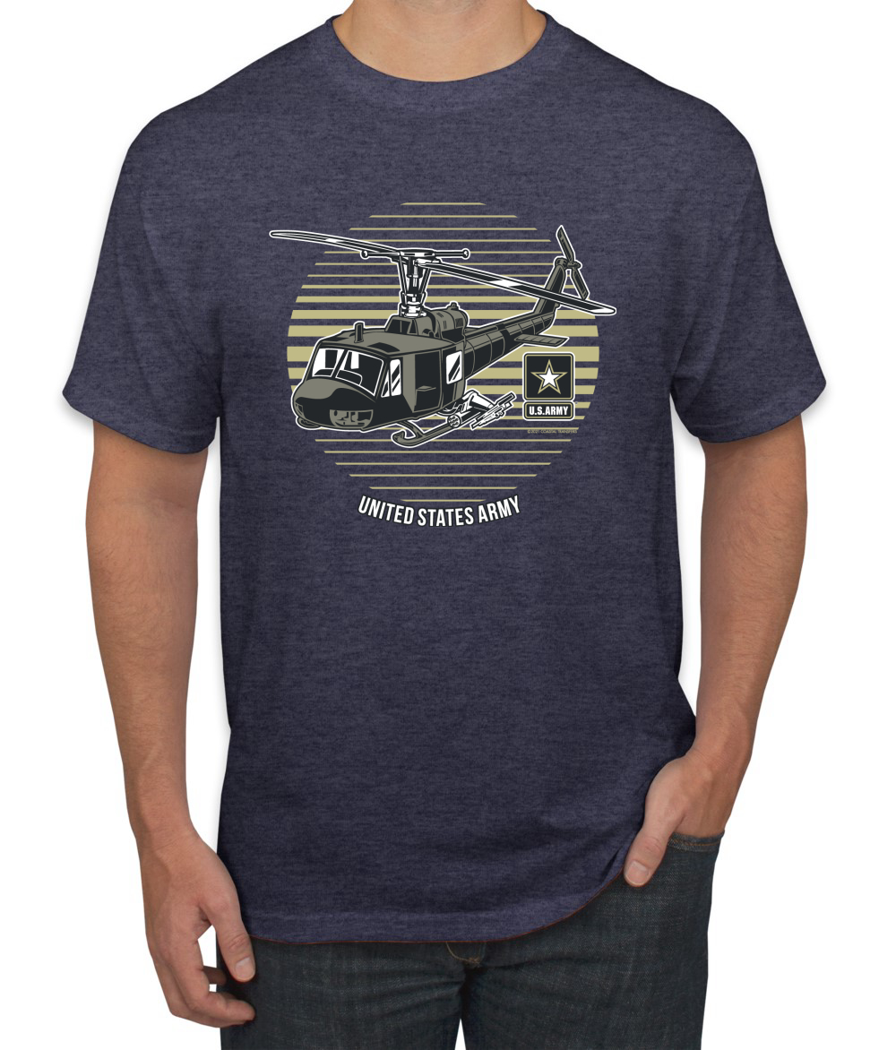 Camiseta gráfica de helicóptero militar del ejército de Estados Unidos Orgullo Americano para hombre - Imagen 24 de 26