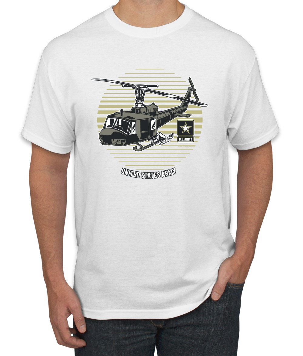 Camiseta gráfica de helicóptero militar del ejército de Estados Unidos Orgullo Americano para hombre - Imagen 26 de 26