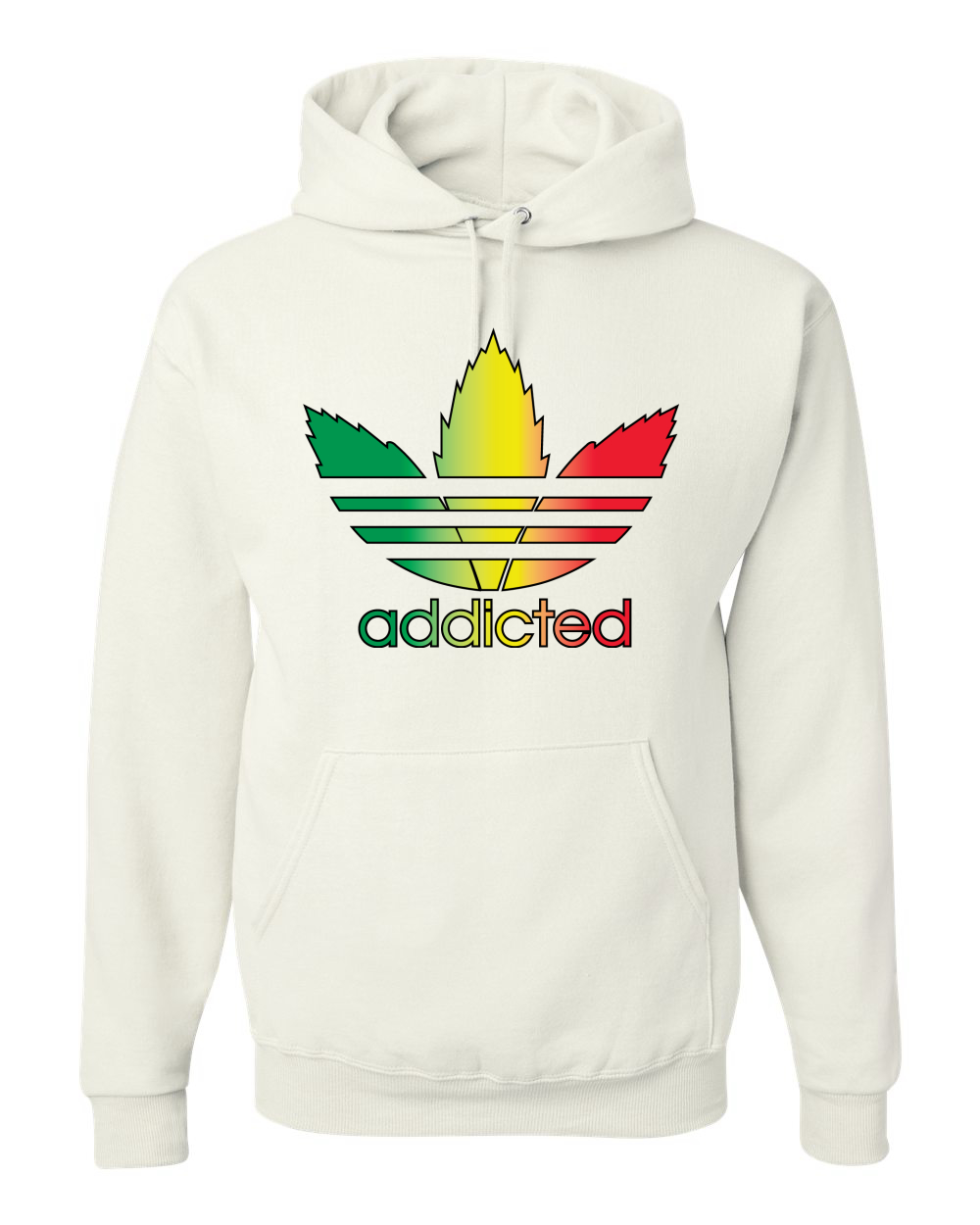 Sudadera con capucha gráfica parodia adicta con hoja de olla 420 - Imagen 20 de 20