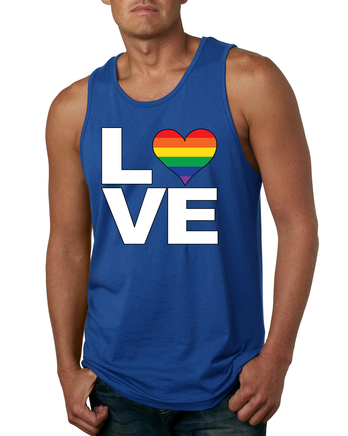 LGBTQIA Pride Jersey Tank Top