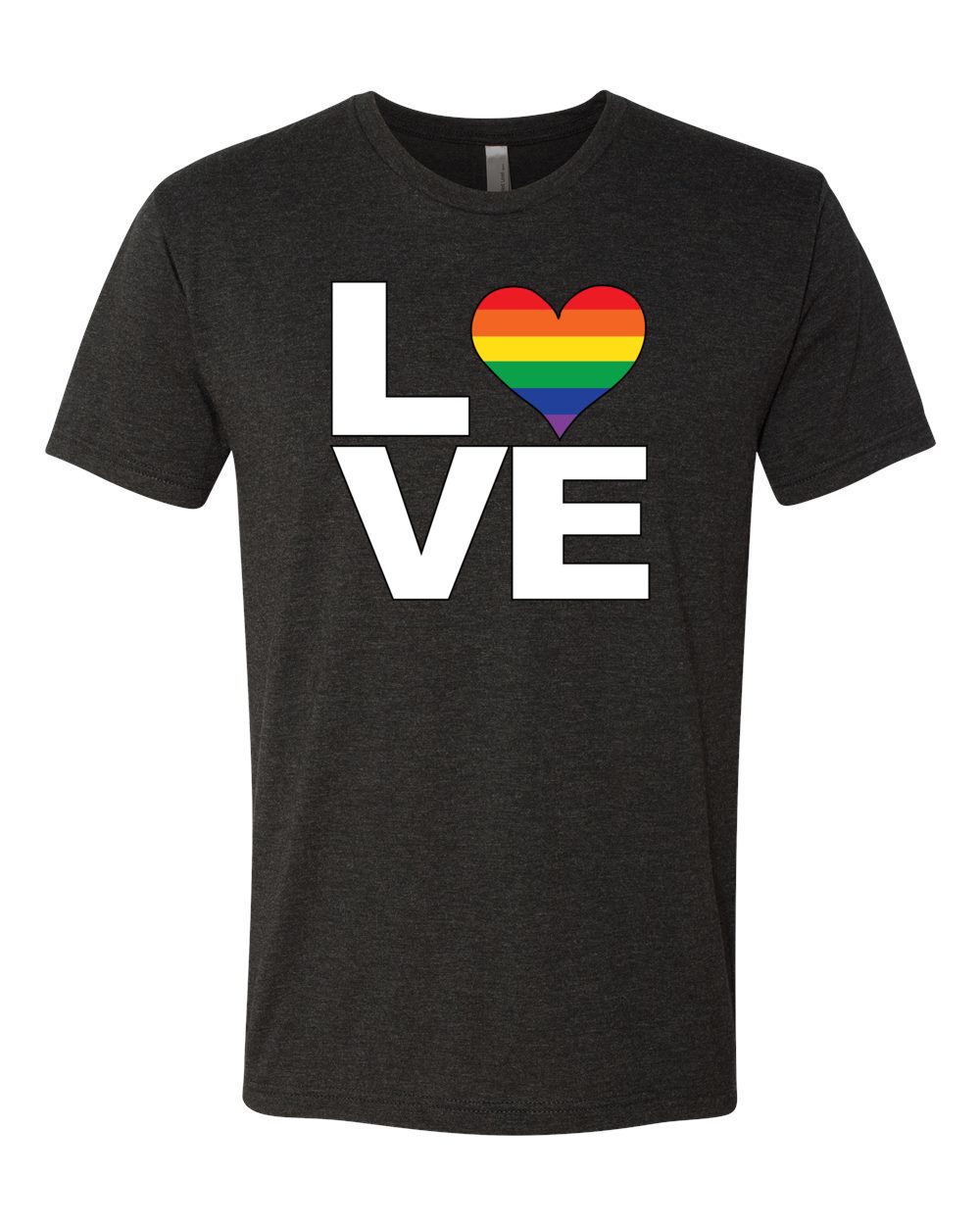 Love Heart LGBT Pride Soft Premium T Shirt Gay Lesbian Proud Tee | eBay