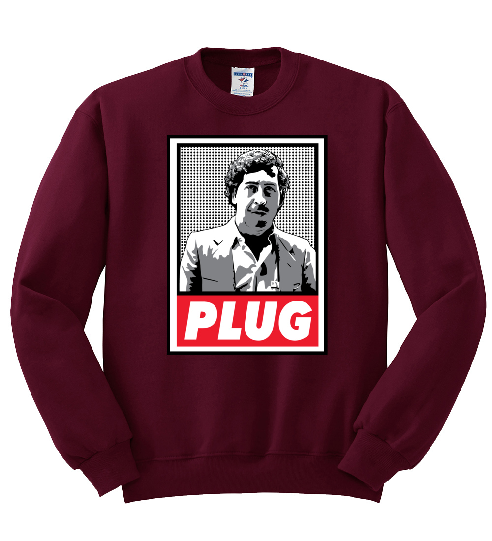 Free El Chapo Plug Mens Crewneck Sweatshirt