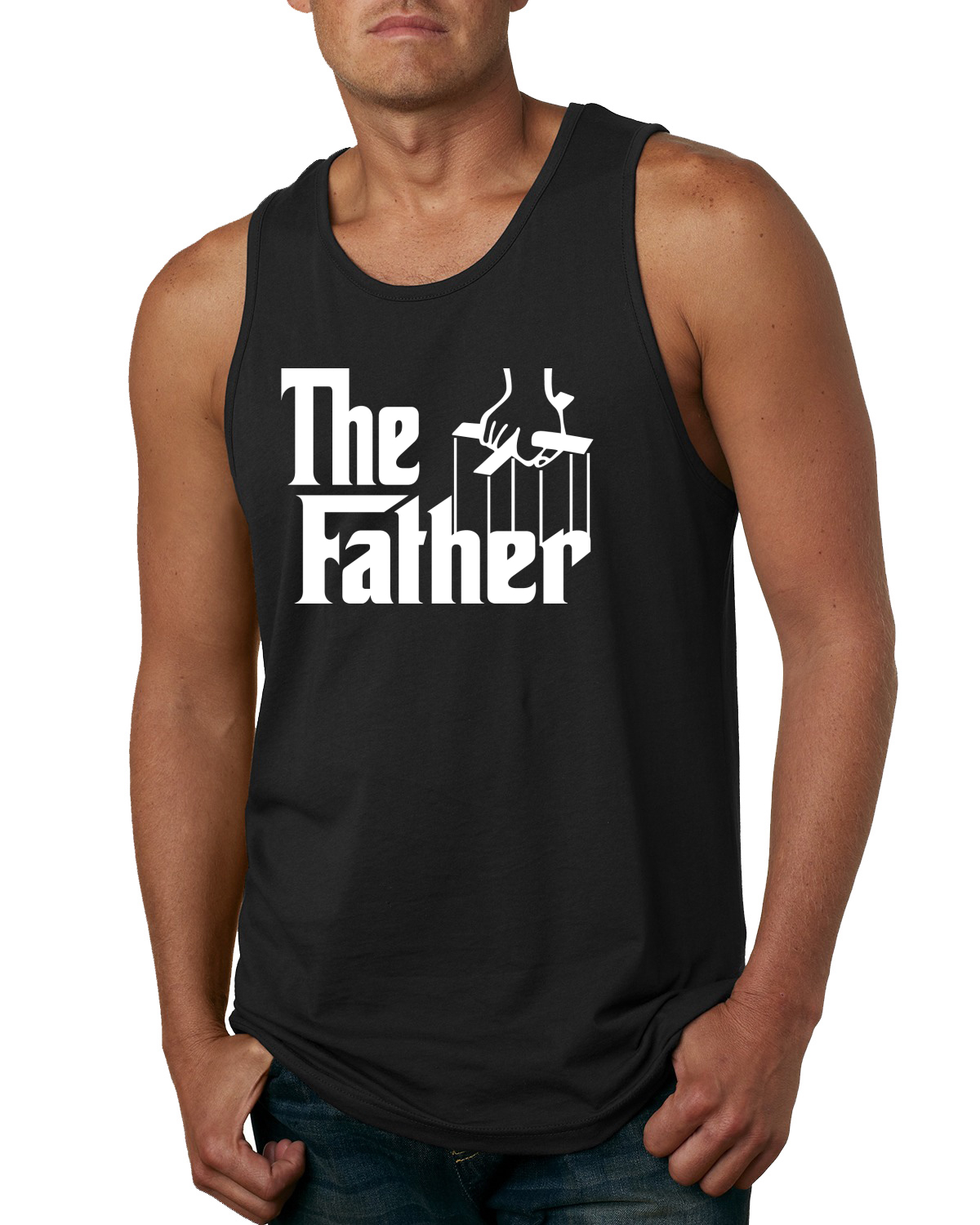 The Father Funny Movie Parody Husband Dad Boyfriend Gift Men Tank Top - Picture 3 of 7