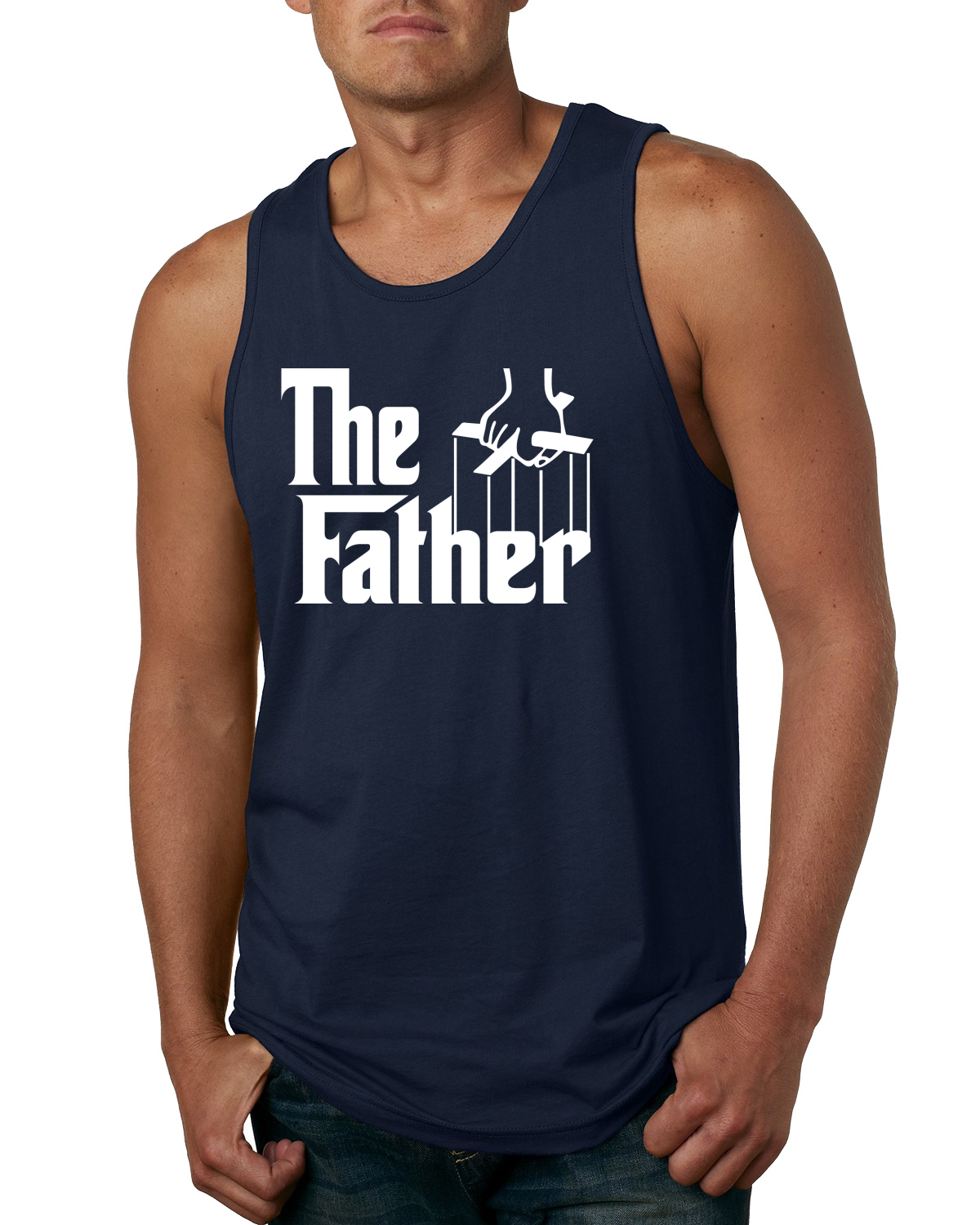 The Father Funny Movie Parody Husband Dad Boyfriend Gift Men Tank Top - Picture 5 of 7