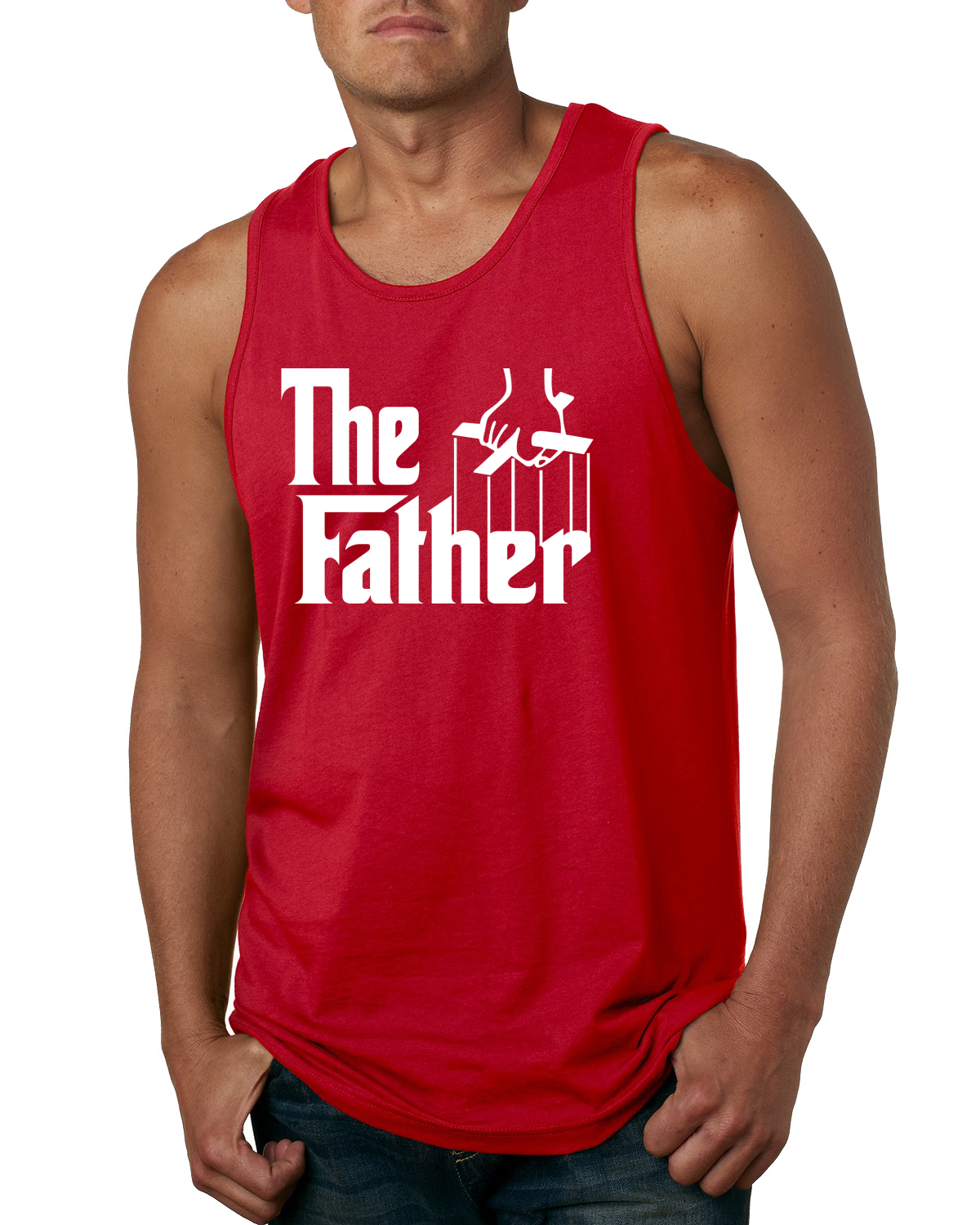 The Father Funny Movie Parody Husband Dad Boyfriend Gift Men Tank Top - Picture 6 of 7
