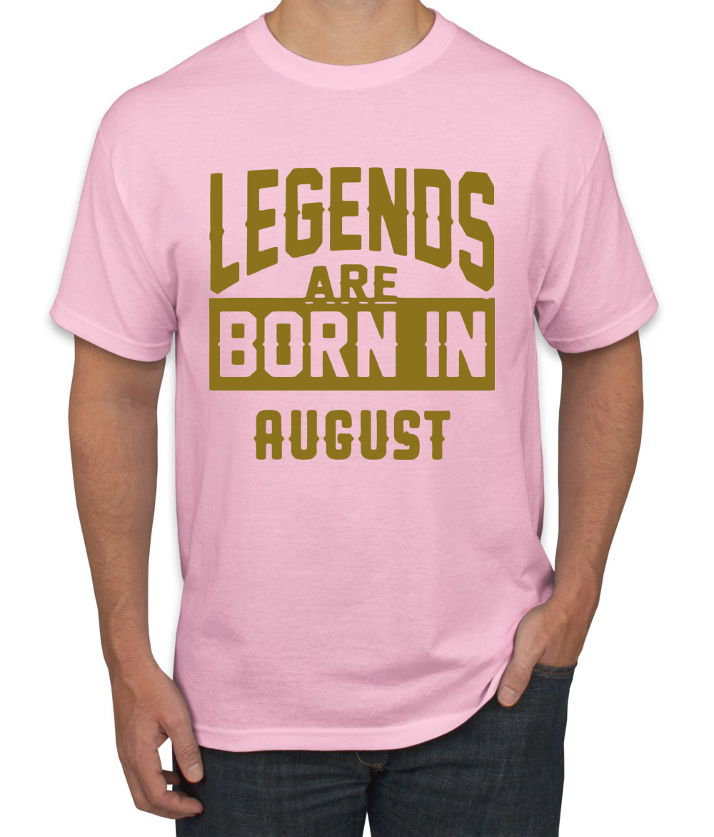 Legends Are Born In August Hombres Camiseta Cumpleaños Gráfico Aniversario Regalo T - Imagen 17 de 38