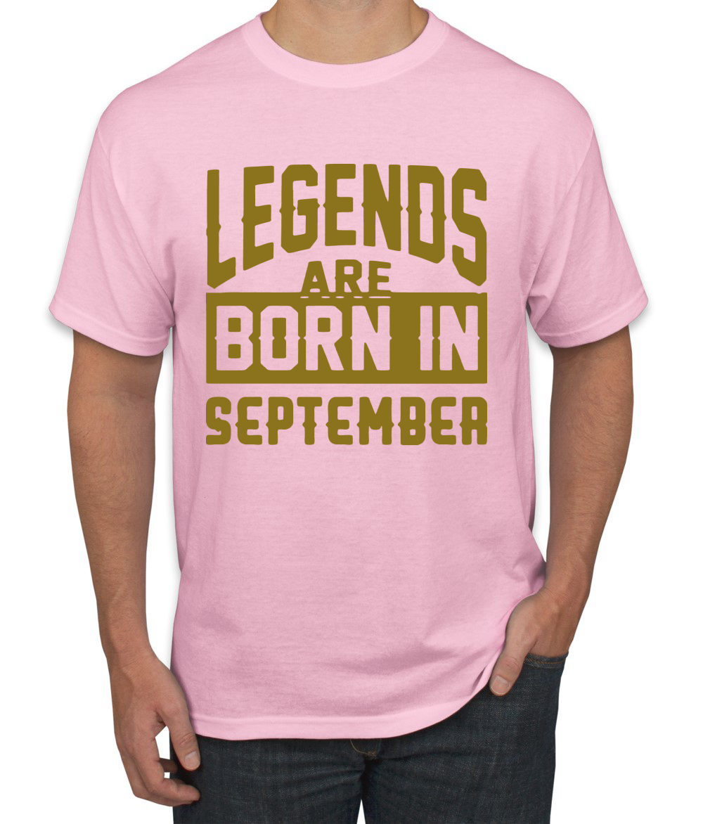 Legends Are Born In September Hombres Camiseta Cumpleaños Gráfico Aniversario Regalo T - Imagen 17 de 38