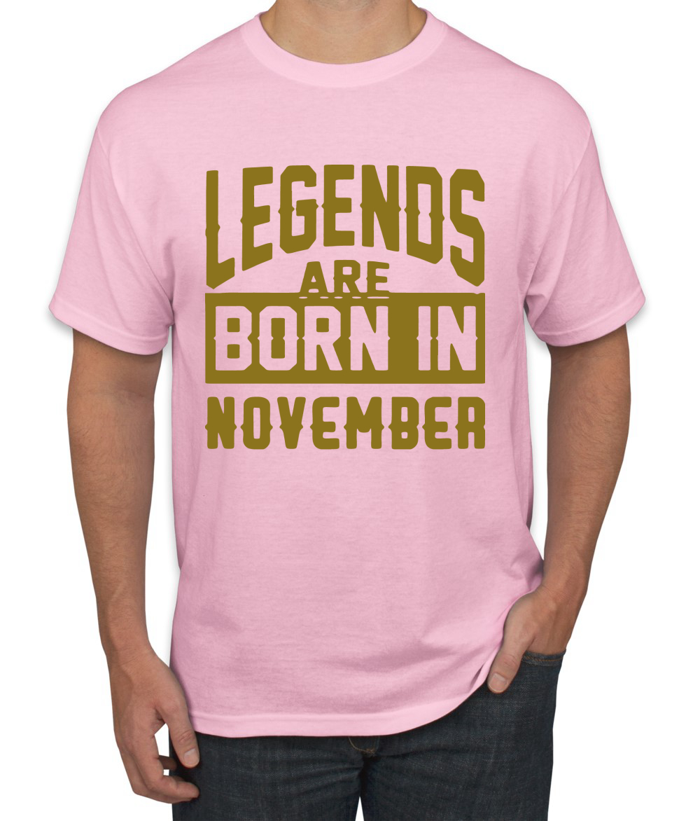 Legends Are Born In Noviembre Hombres Camiseta Cumpleaños Gráfico Aniversario Regalo T - Imagen 17 de 38