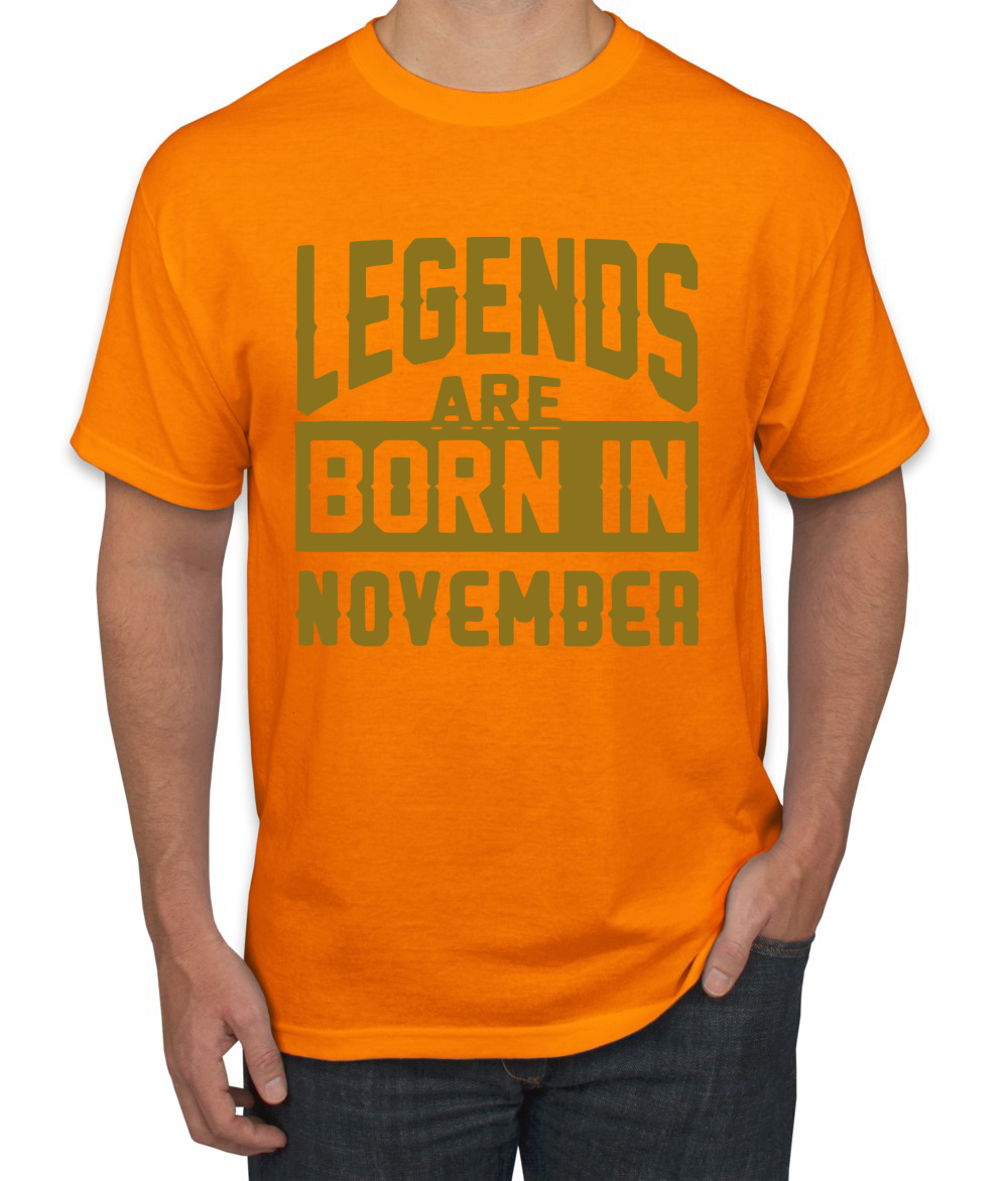 Legends Are Born In Noviembre Hombres Camiseta Cumpleaños Gráfico Aniversario Regalo T - Imagen 29 de 38