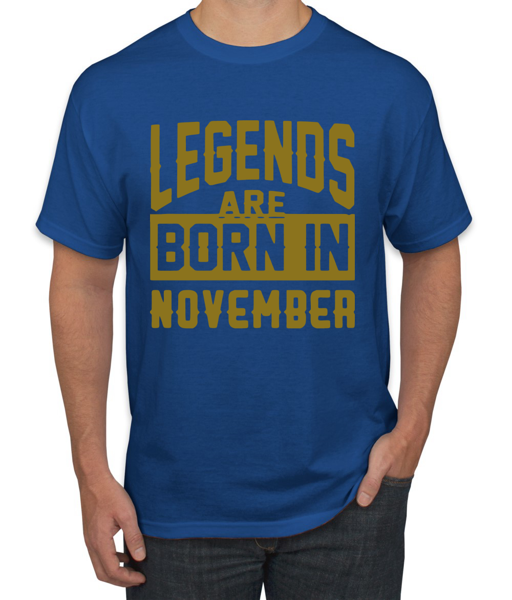 Legends Are Born In Noviembre Hombres Camiseta Cumpleaños Gráfico Aniversario Regalo T - Imagen 35 de 38