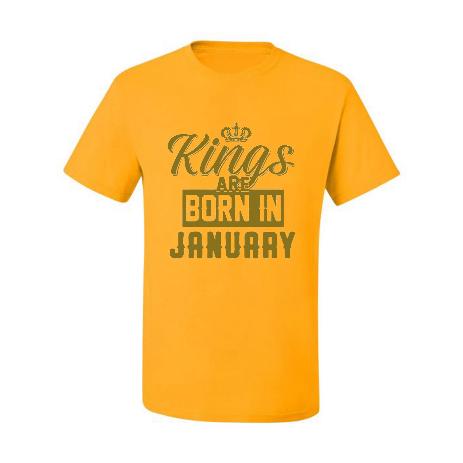 Kings Are Born In January Hombres Camiseta Cumpleaños Gráfico Aniversario Regalo T - Imagen 10 de 38