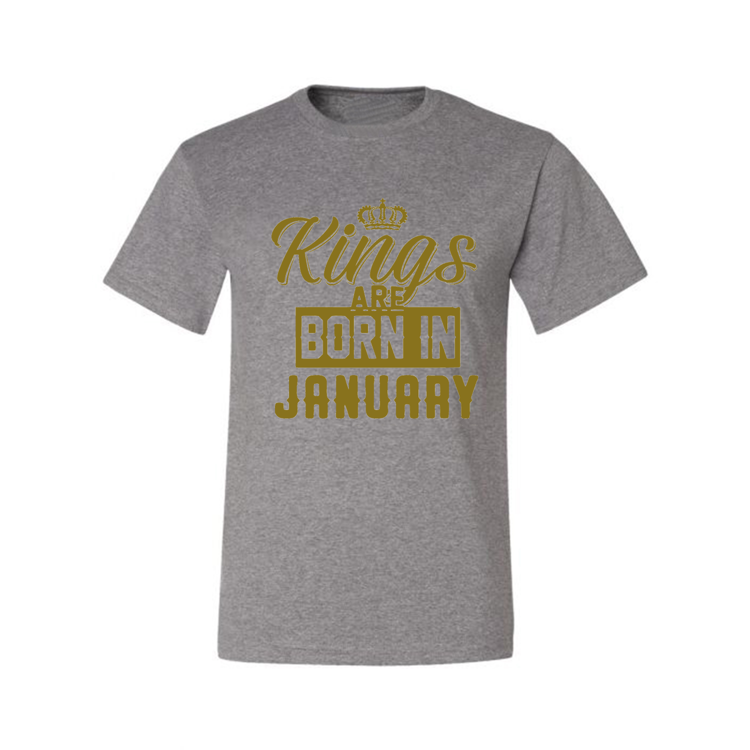 Kings Are Born In January Hombres Camiseta Cumpleaños Gráfico Aniversario Regalo T - Imagen 12 de 38