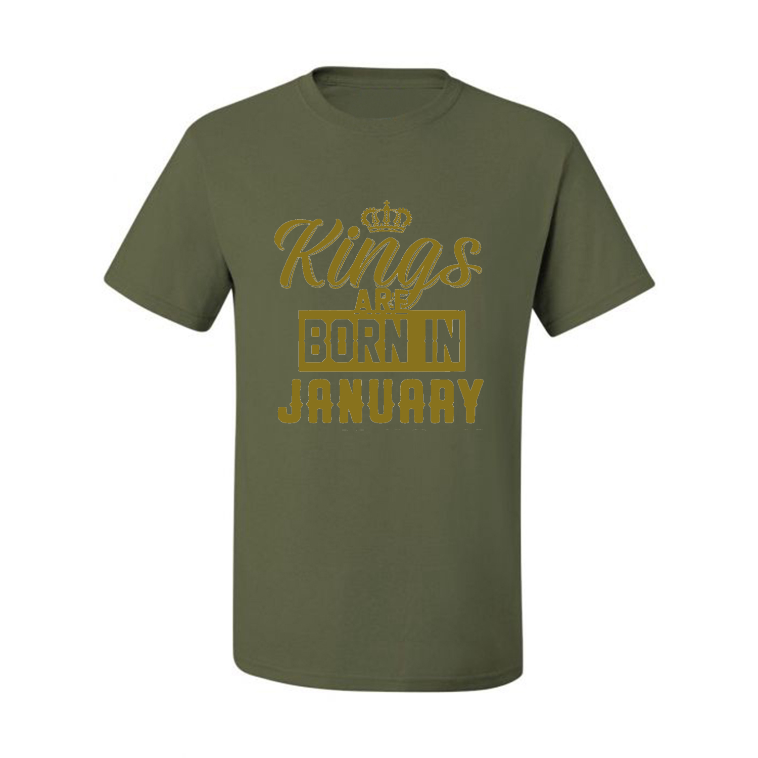 Kings Are Born In January Hombres Camiseta Cumpleaños Gráfico Aniversario Regalo T - Imagen 24 de 38