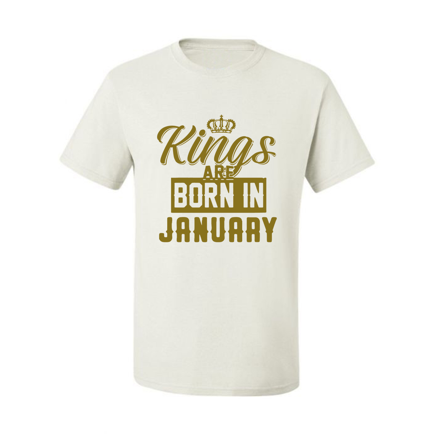 Kings Are Born In January Hombres Camiseta Cumpleaños Gráfico Aniversario Regalo T - Imagen 38 de 38