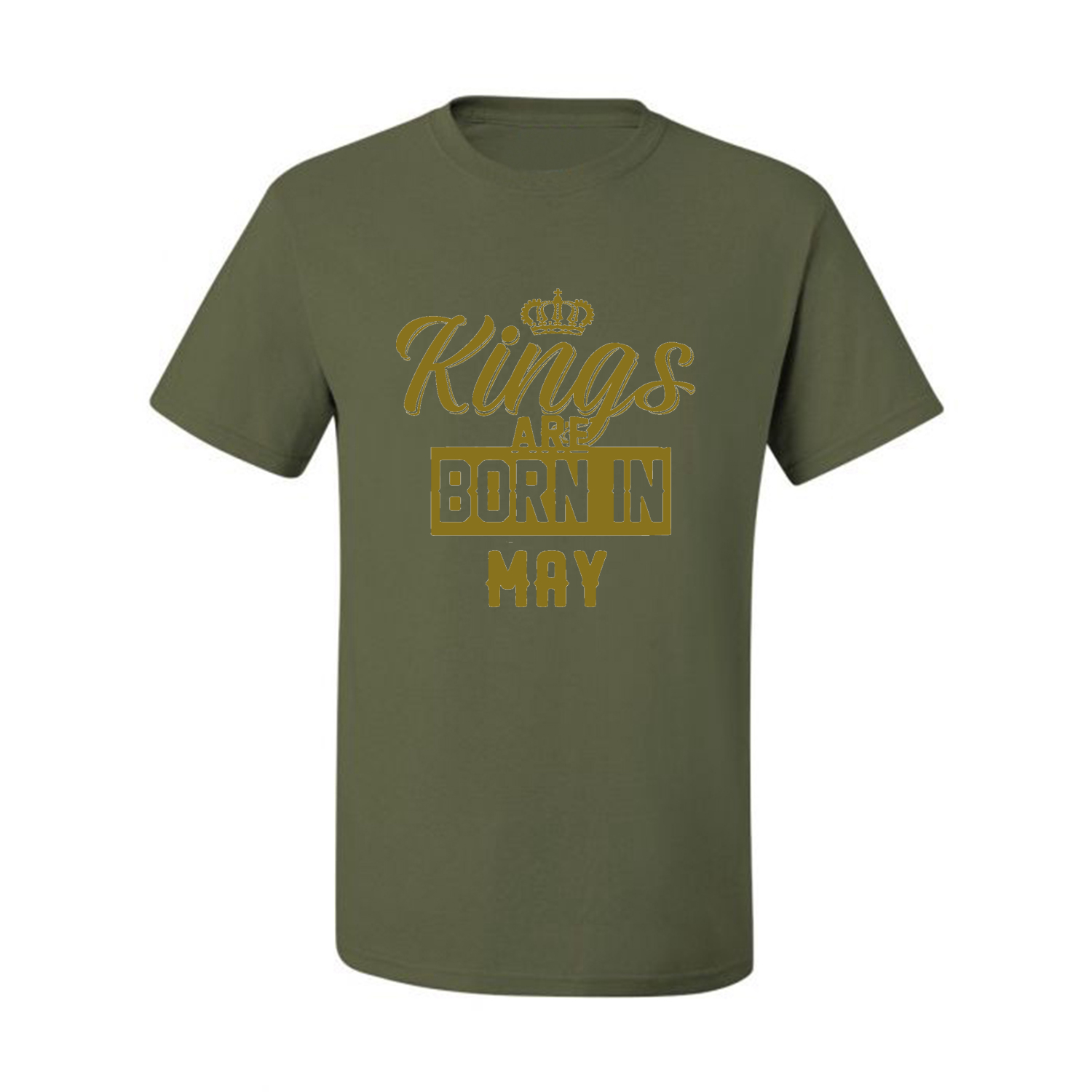 Kings Are Born In May Men Birthday T Shirt Graphic Anniversary Gift T - Picture 24 of 38