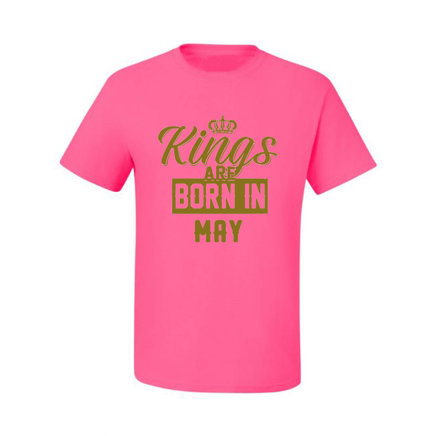 Kings Are Born In May Men Birthday T Shirt Graphic Anniversary Gift T - Picture 26 of 38