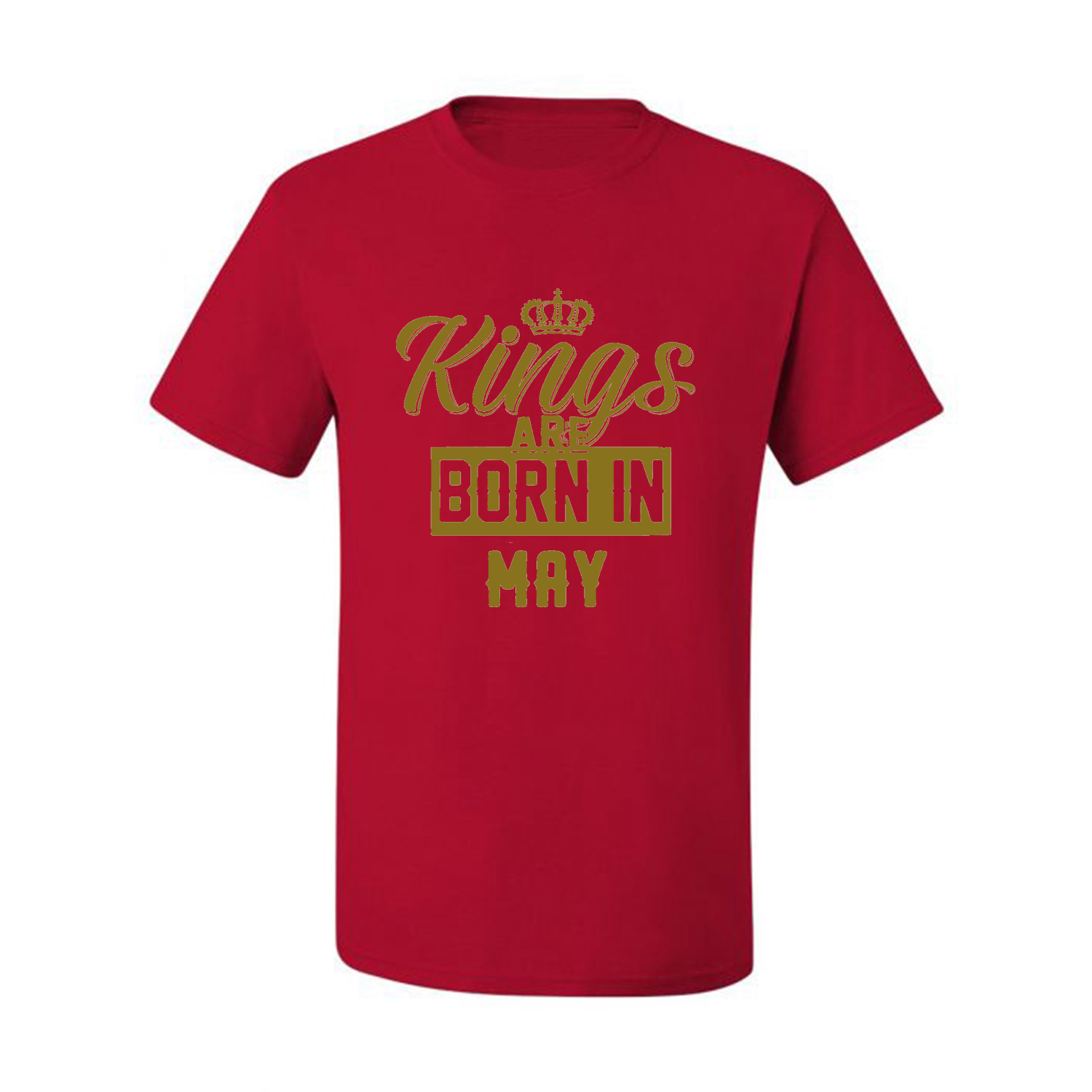 Kings Are Born In May Men Birthday T Shirt Graphic Anniversary Gift T - Picture 34 of 38