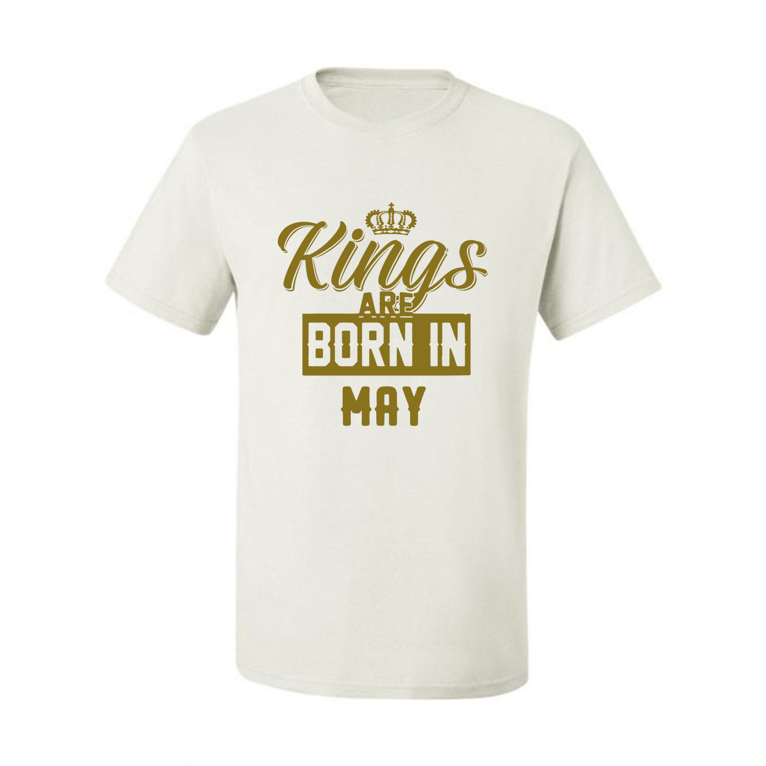 Kings Are Born In May Men Birthday T Shirt Graphic Anniversary Gift T - Picture 38 of 38