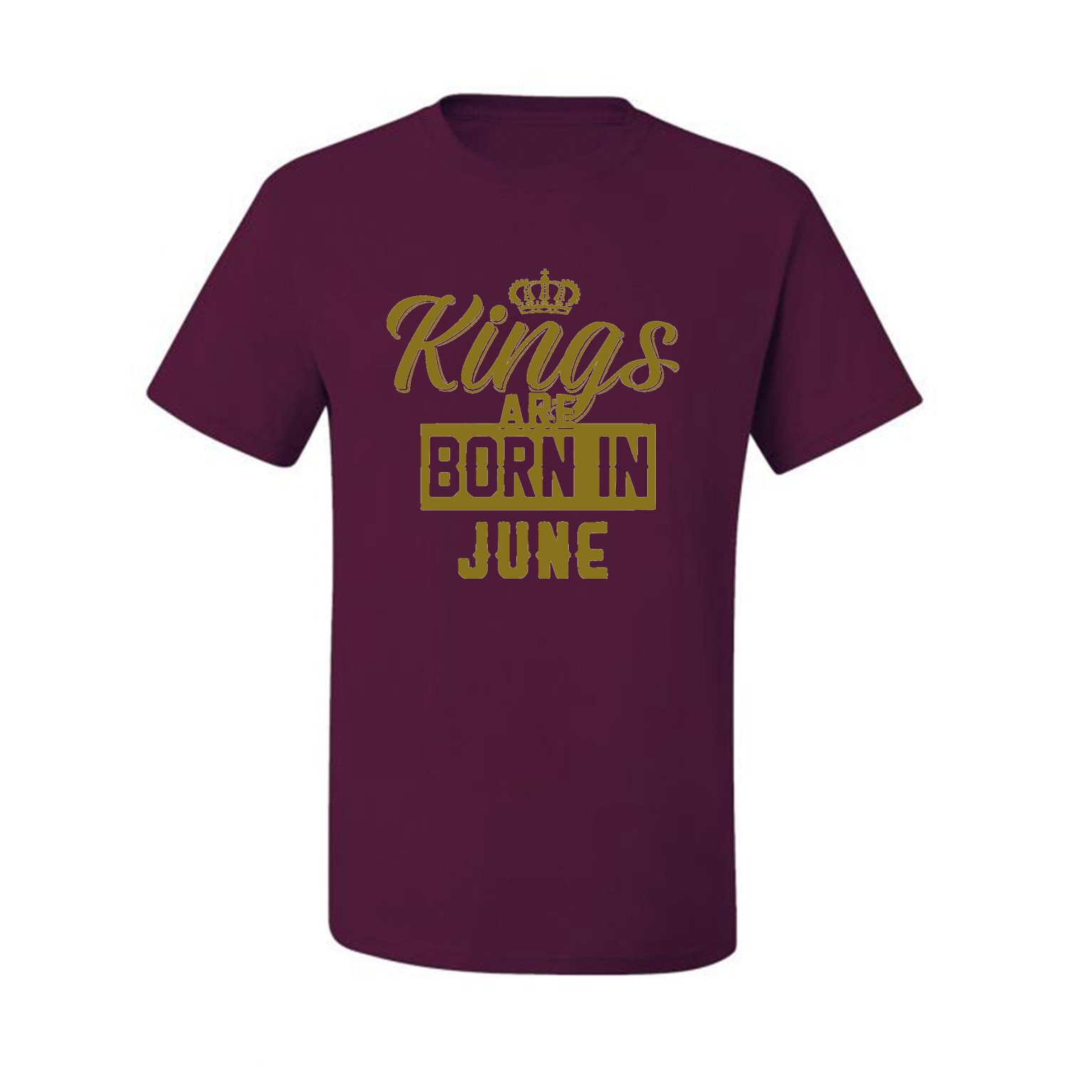 Kings Are Born In June Hombres Camiseta Cumpleaños Gráfico Aniversario Regalo T - Imagen 22 de 38