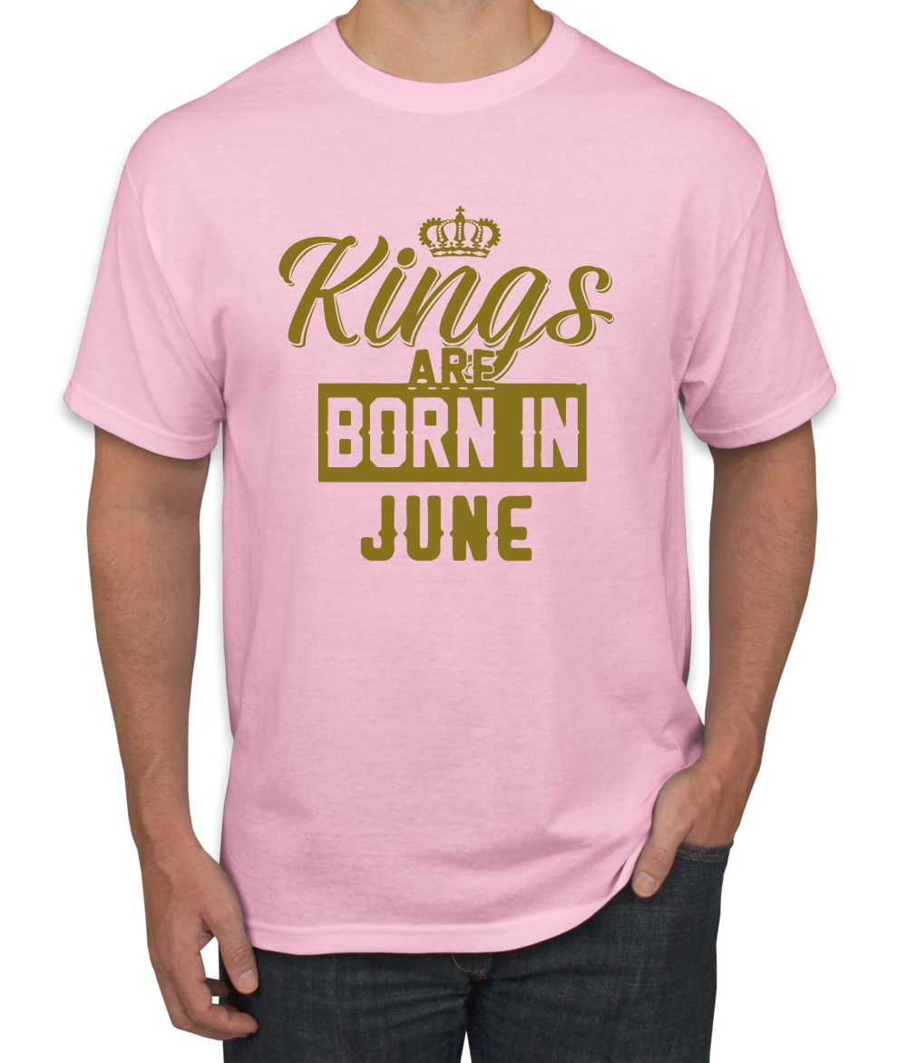 Kings Are Born In June Hombres Camiseta Cumpleaños Gráfico Aniversario Regalo T - Imagen 17 de 38