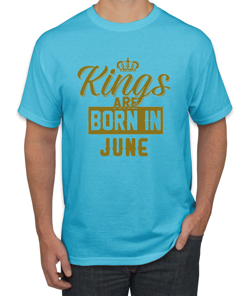 Kings Are Born In June Hombres Camiseta Cumpleaños Gráfico Aniversario Regalo T - Imagen 19 de 38