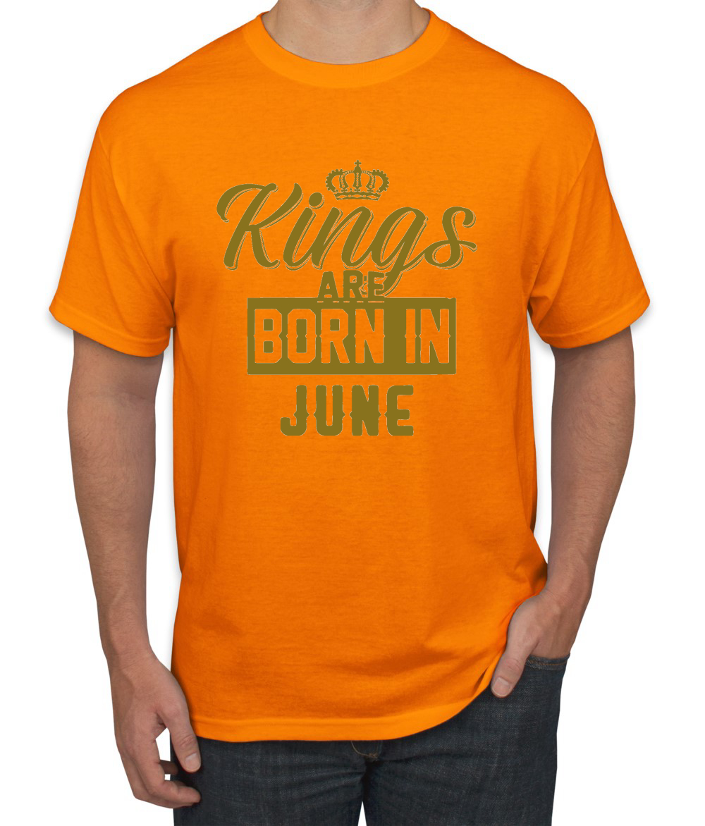 Kings Are Born In June Hombres Camiseta Cumpleaños Gráfico Aniversario Regalo T - Imagen 29 de 38