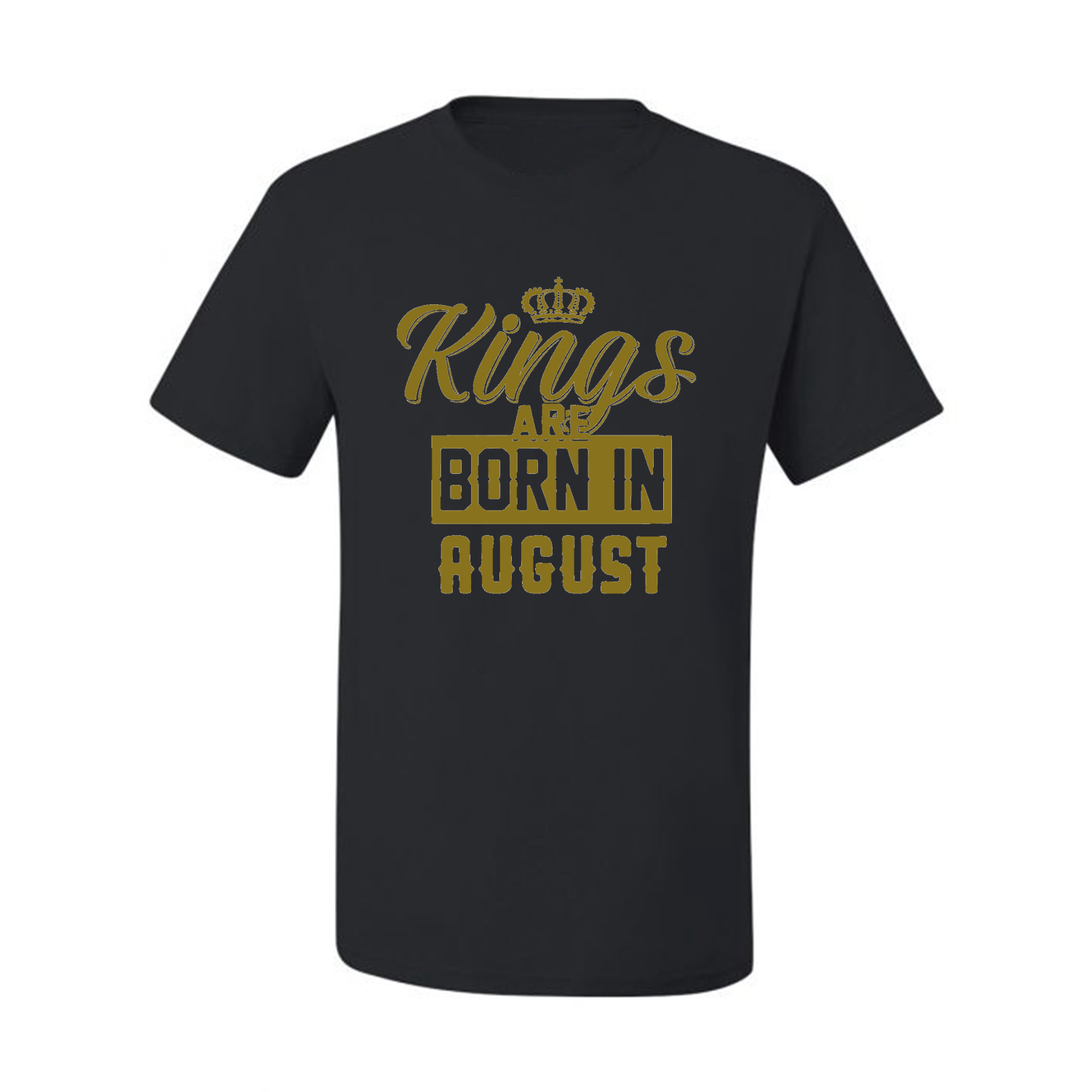 Kings Are Born In August Hombres Camiseta Cumpleaños Gráfico Aniversario Regalo T - Imagen 4 de 38