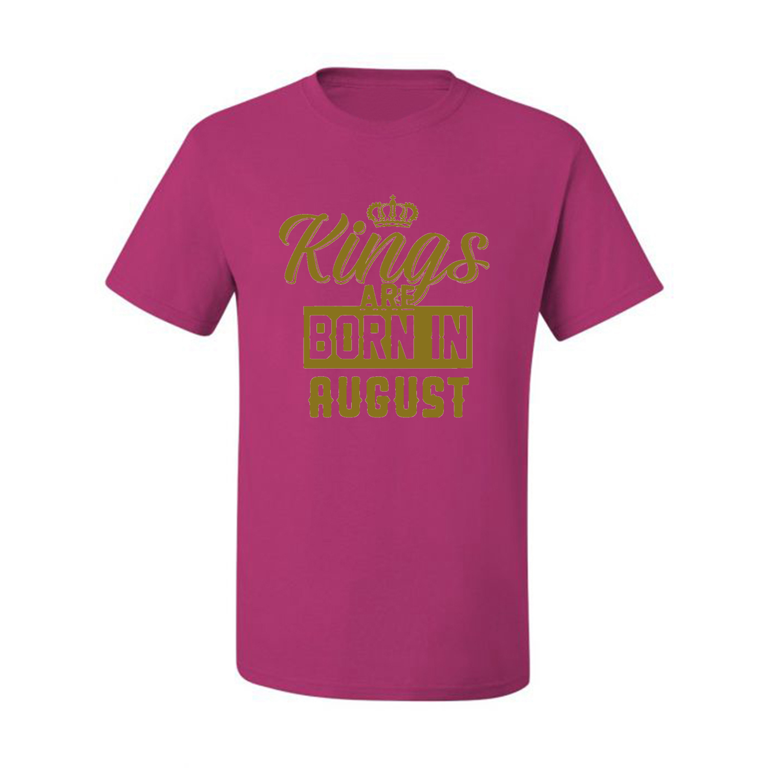 Kings Are Born In August Hombres Camiseta Cumpleaños Gráfico Aniversario Regalo T - Imagen 8 de 38
