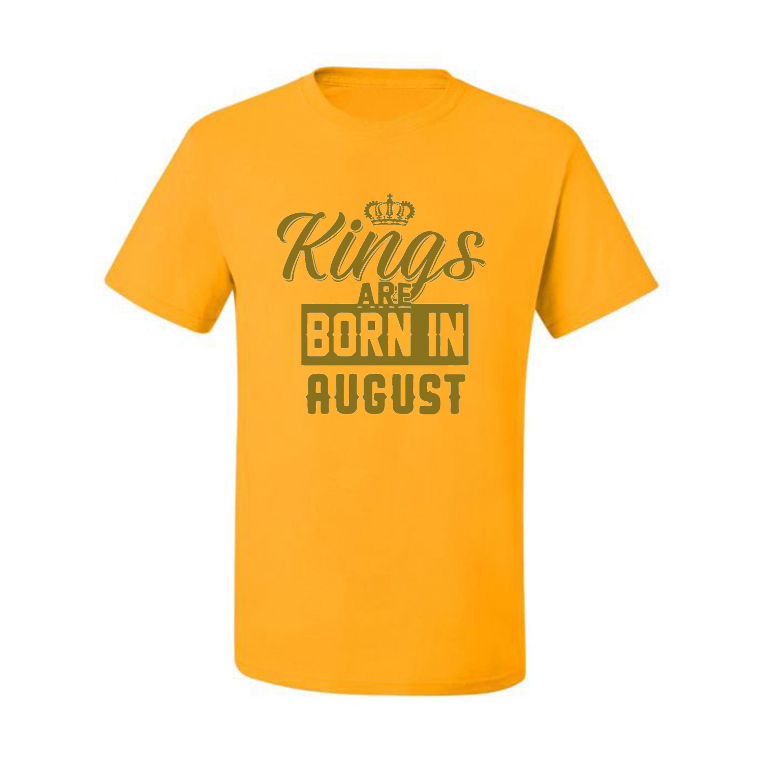 Kings Are Born In August Hombres Camiseta Cumpleaños Gráfico Aniversario Regalo T - Imagen 10 de 38