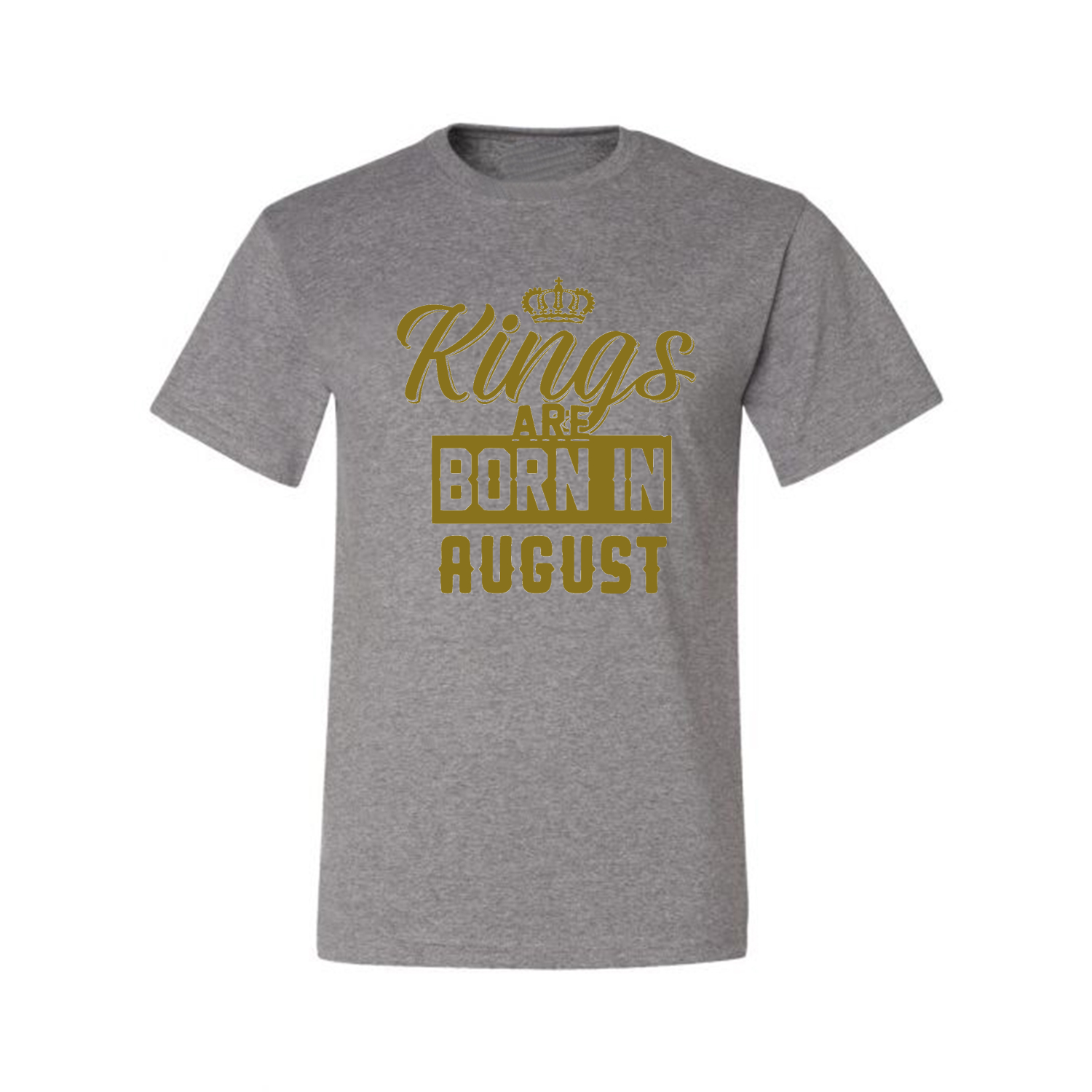 Kings Are Born In August Hombres Camiseta Cumpleaños Gráfico Aniversario Regalo T - Imagen 12 de 38