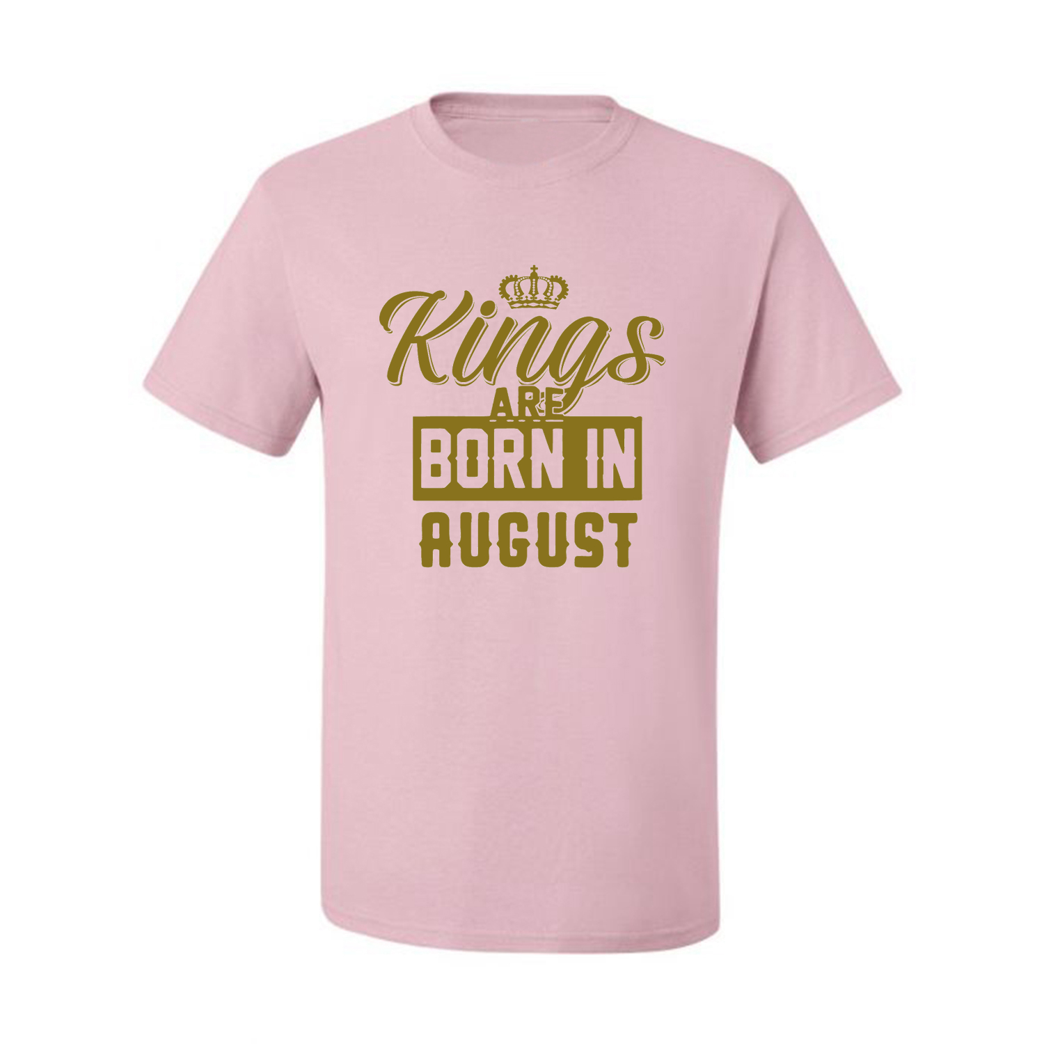 Kings Are Born In August Hombres Camiseta Cumpleaños Gráfico Aniversario Regalo T - Imagen 18 de 38