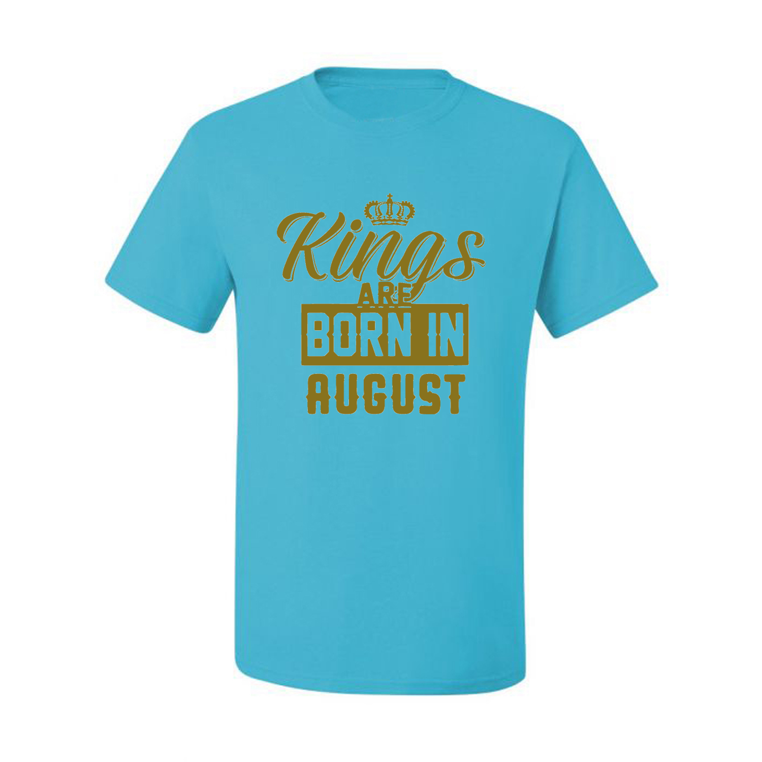 Kings Are Born In August Hombres Camiseta Cumpleaños Gráfico Aniversario Regalo T - Imagen 20 de 38