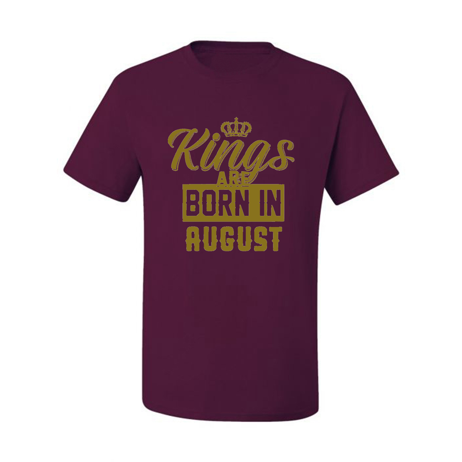 Kings Are Born In August Hombres Camiseta Cumpleaños Gráfico Aniversario Regalo T - Imagen 22 de 38