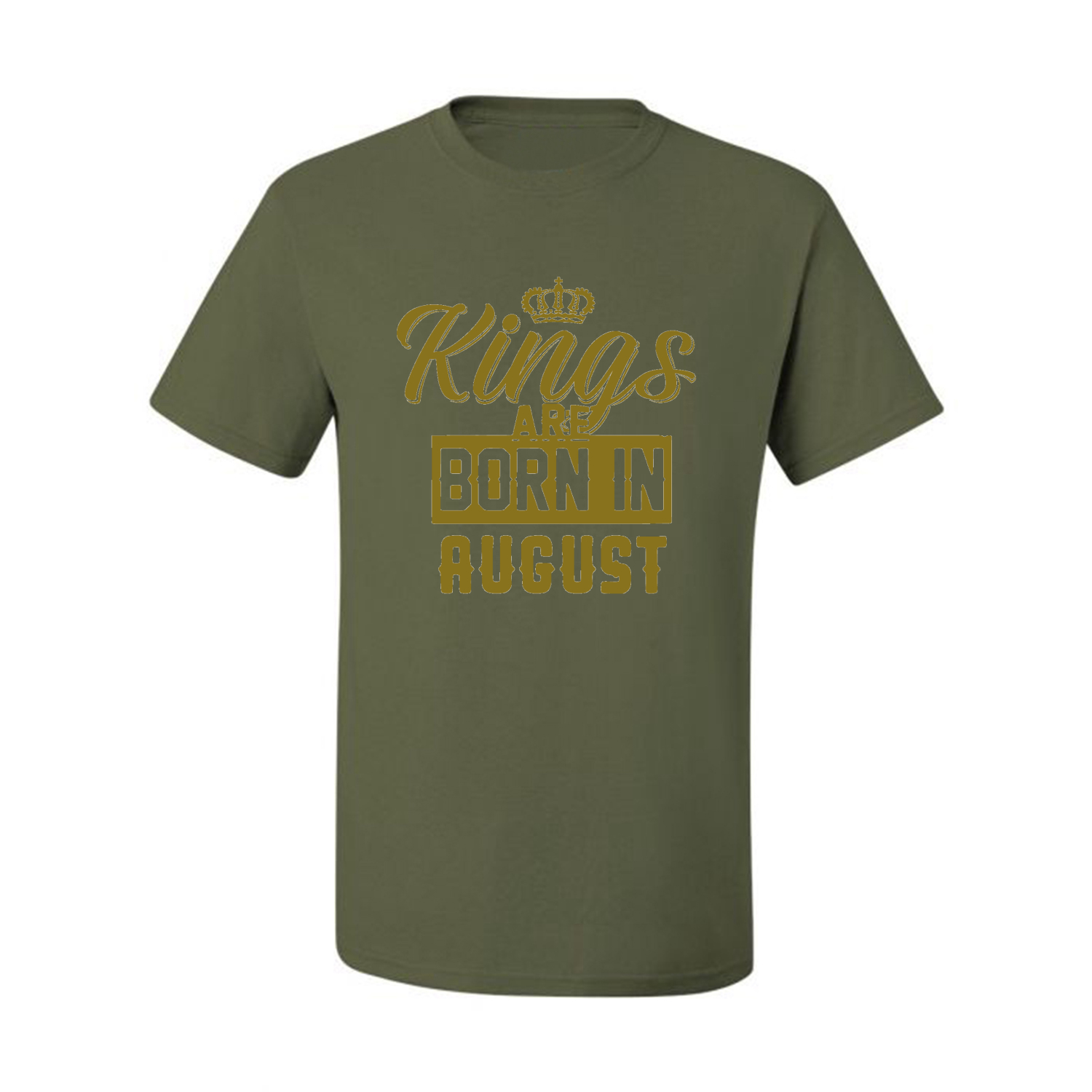 Kings Are Born In August Hombres Camiseta Cumpleaños Gráfico Aniversario Regalo T - Imagen 24 de 38