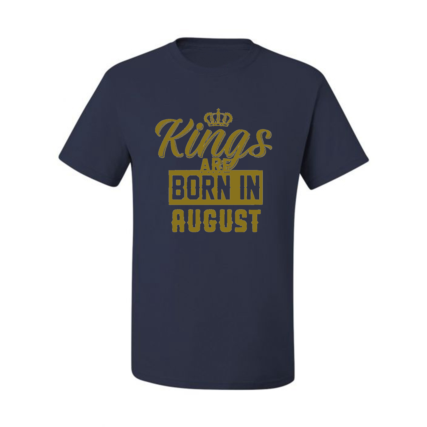 Kings Are Born In August Hombres Camiseta Cumpleaños Gráfico Aniversario Regalo T - Imagen 28 de 38