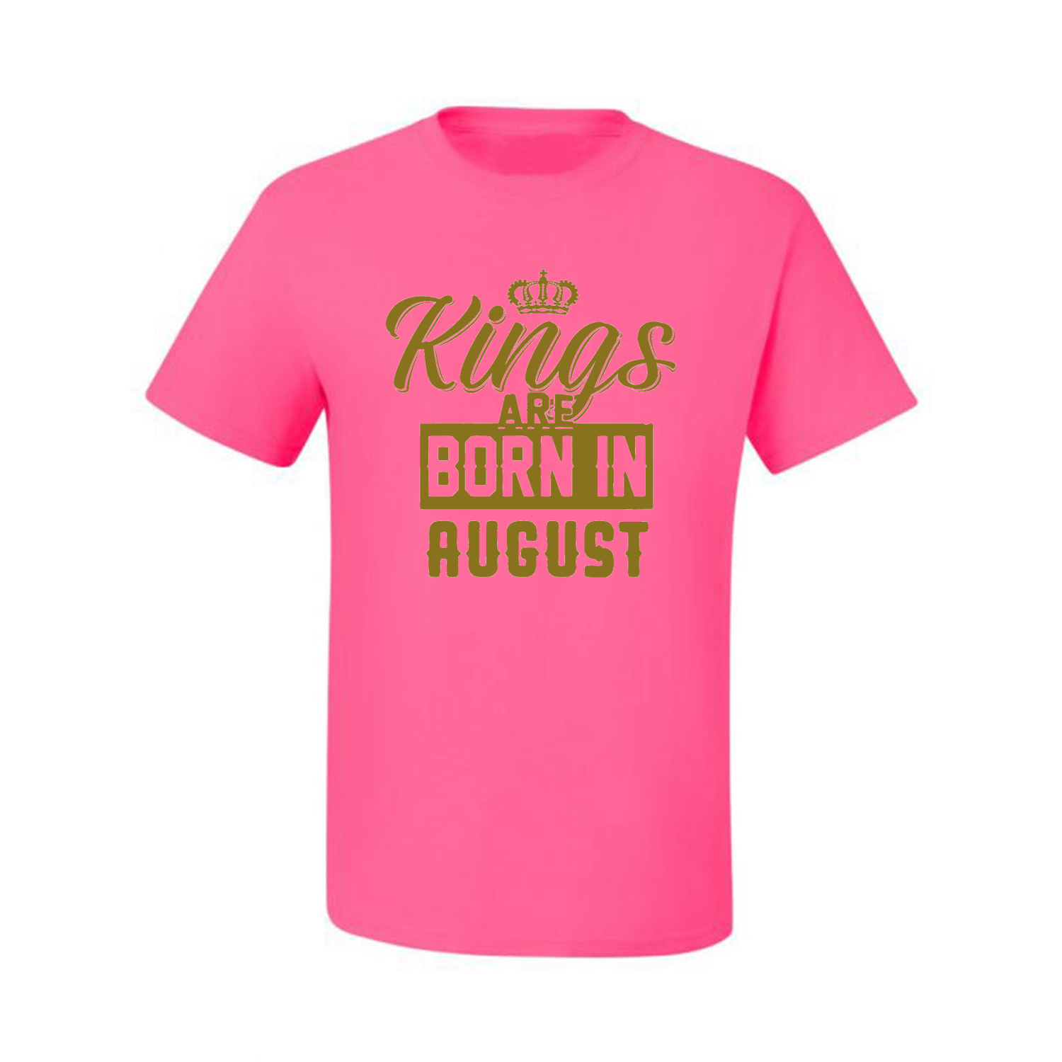 Kings Are Born In August Hombres Camiseta Cumpleaños Gráfico Aniversario Regalo T - Imagen 26 de 38