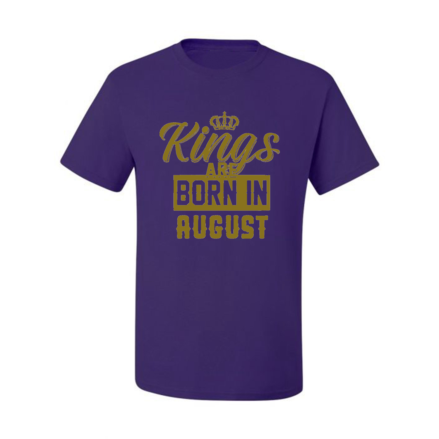 Kings Are Born In August Hombres Camiseta Cumpleaños Gráfico Aniversario Regalo T - Imagen 32 de 38