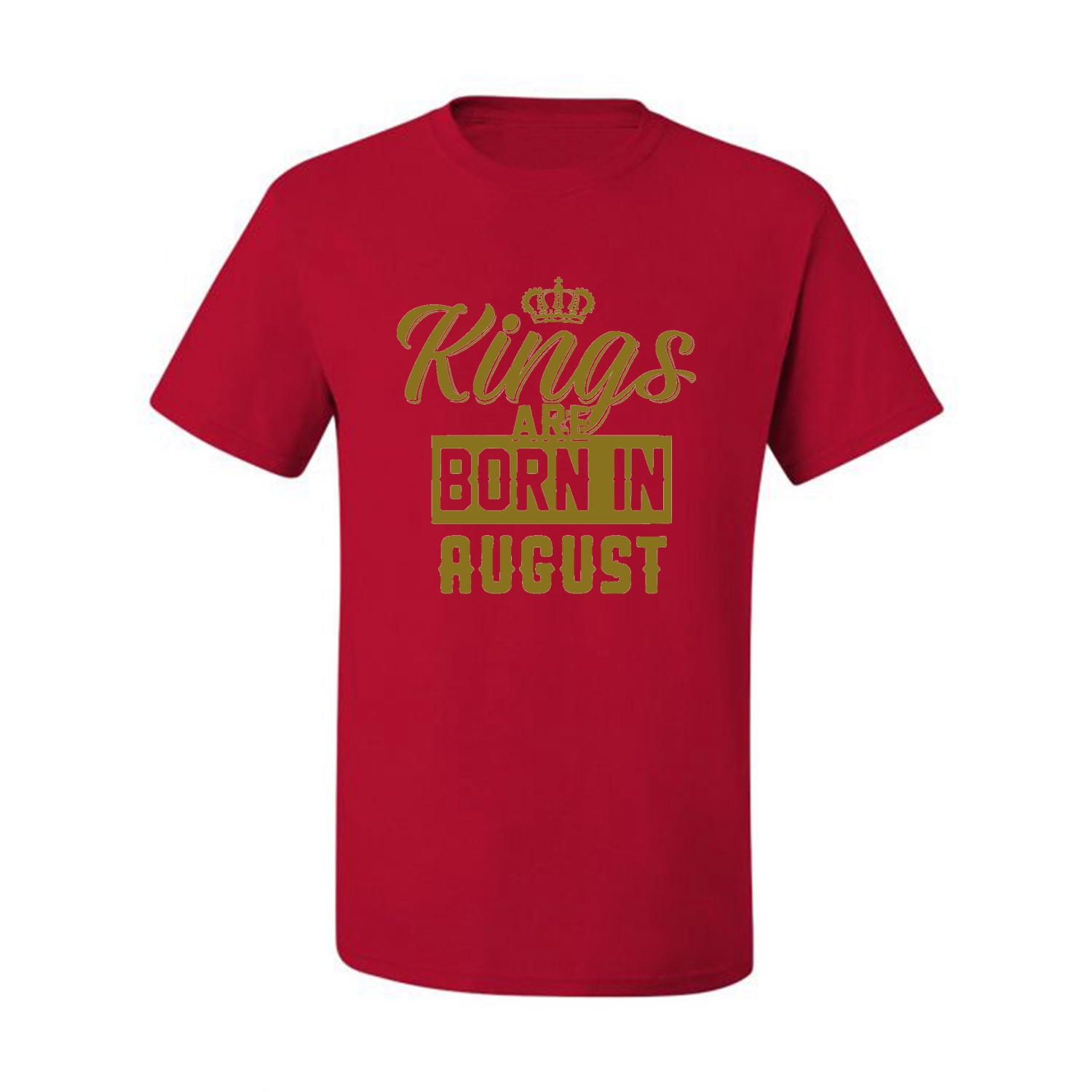 Kings Are Born In August Hombres Camiseta Cumpleaños Gráfico Aniversario Regalo T - Imagen 34 de 38