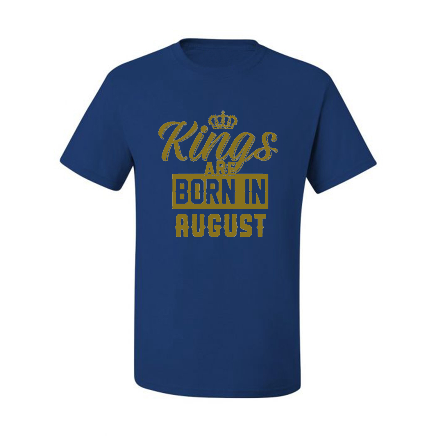 Kings Are Born In August Hombres Camiseta Cumpleaños Gráfico Aniversario Regalo T - Imagen 36 de 38