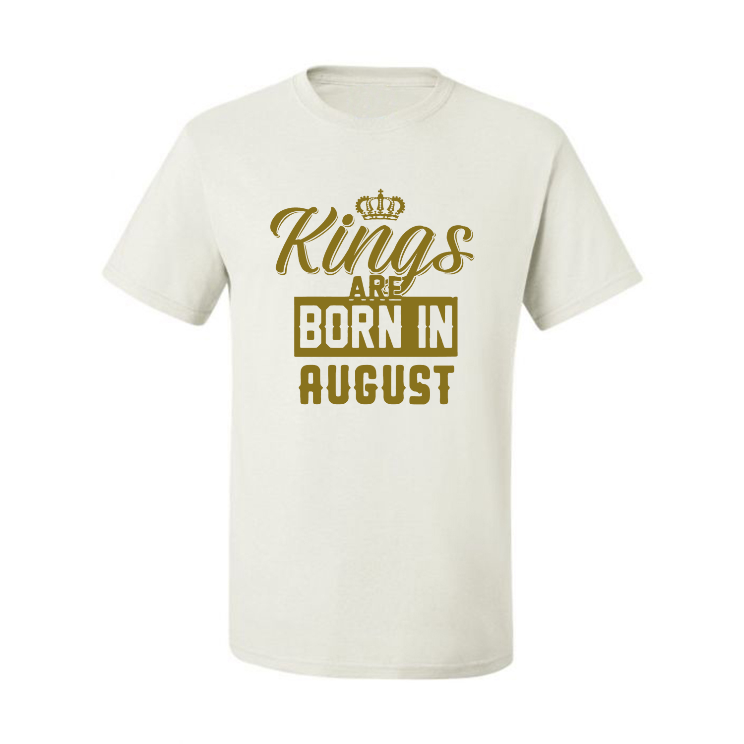 Kings Are Born In August Hombres Camiseta Cumpleaños Gráfico Aniversario Regalo T - Imagen 38 de 38