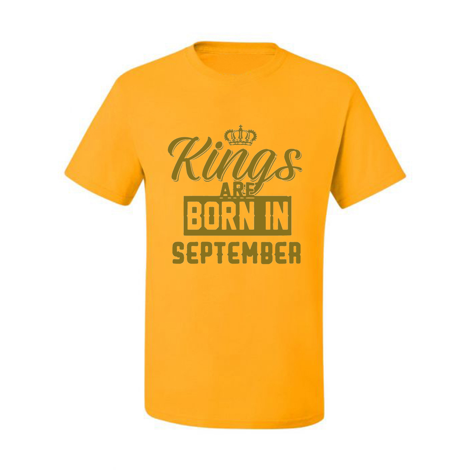 Kings Are Born In September Hombres Camiseta Cumpleaños Gráfico Aniversario Regalo T - Imagen 10 de 38