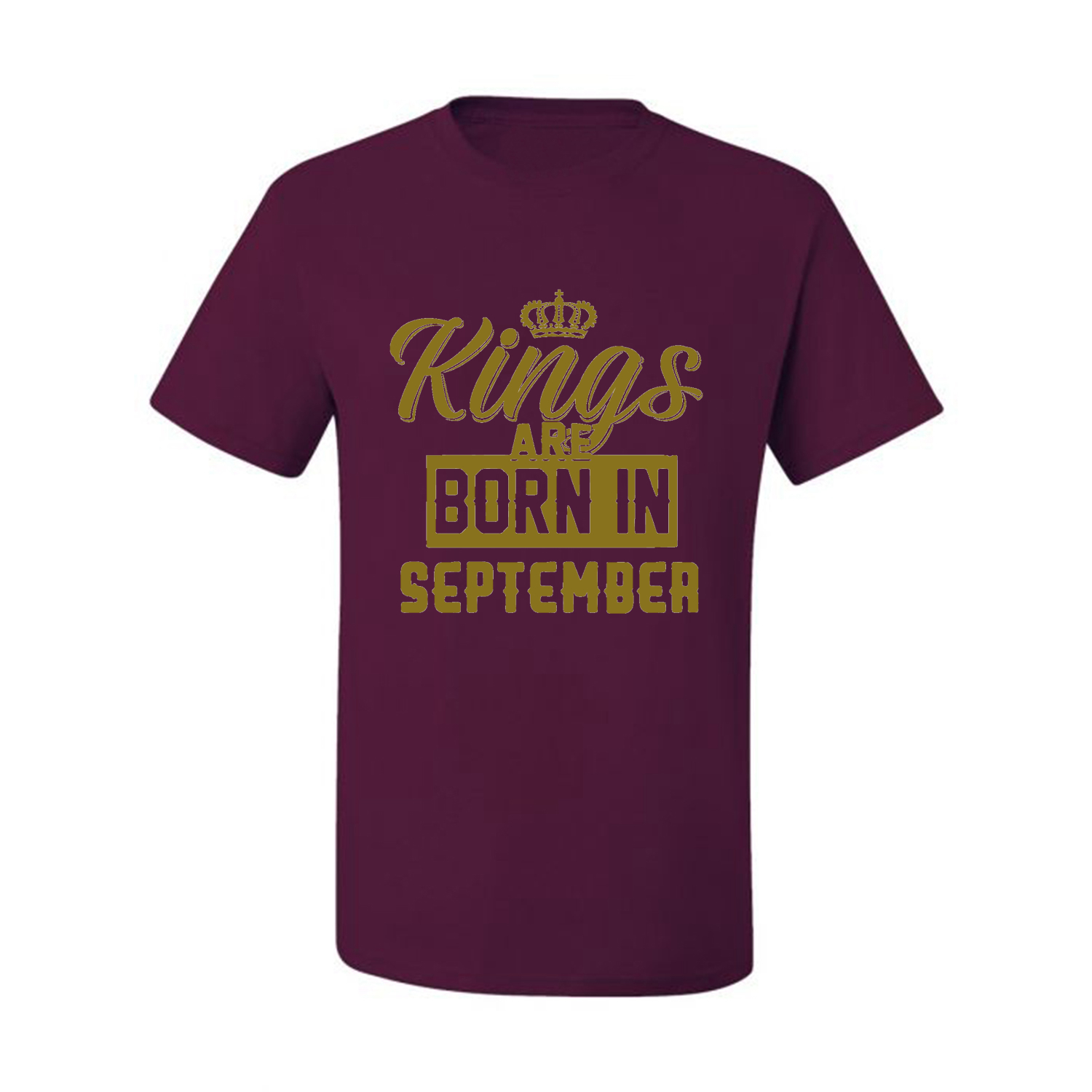Kings Are Born In September Hombres Camiseta Cumpleaños Gráfico Aniversario Regalo T - Imagen 22 de 38