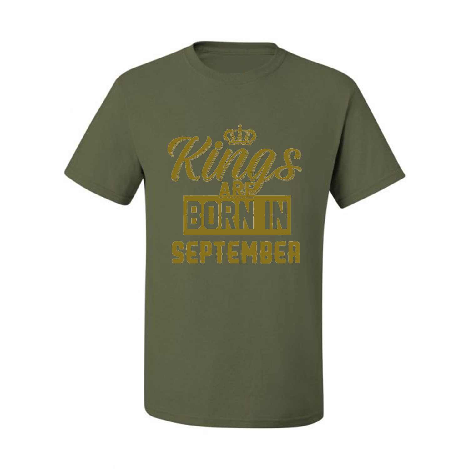 Kings Are Born In September Hombres Camiseta Cumpleaños Gráfico Aniversario Regalo T - Imagen 24 de 38