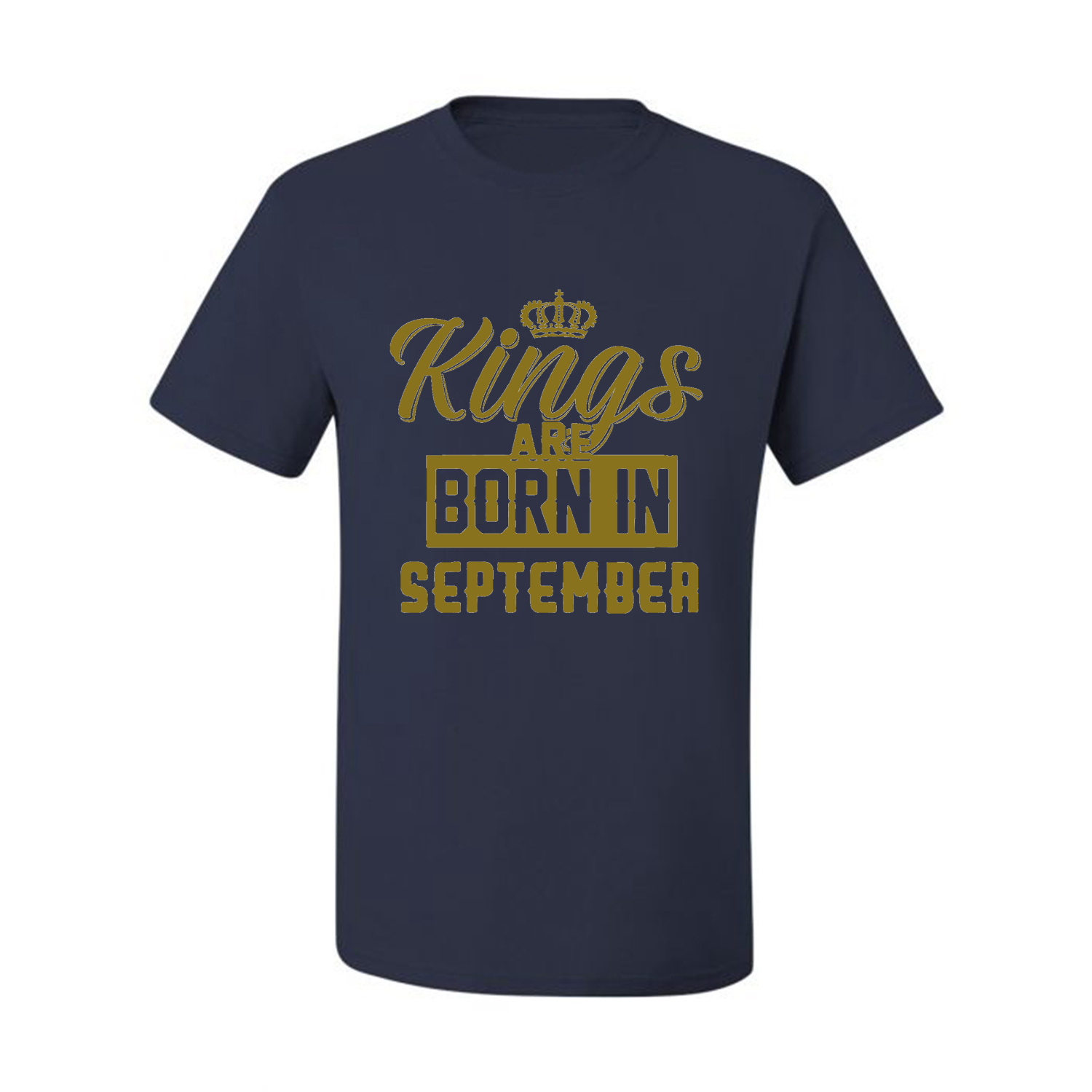 Kings Are Born In September Hombres Camiseta Cumpleaños Gráfico Aniversario Regalo T - Imagen 28 de 38