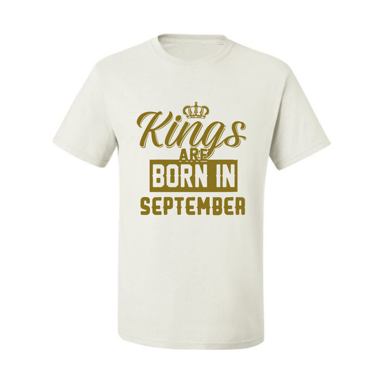 Kings Are Born In September Hombres Camiseta Cumpleaños Gráfico Aniversario Regalo T - Imagen 38 de 38
