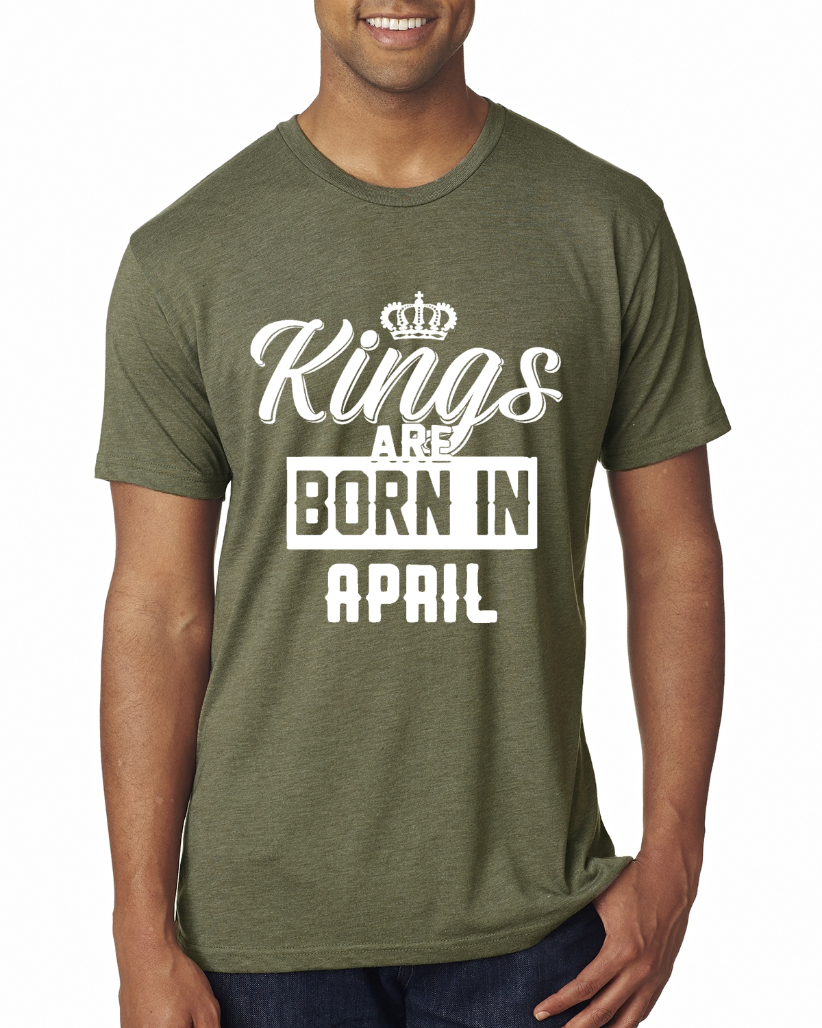 kings are born in april t shirt