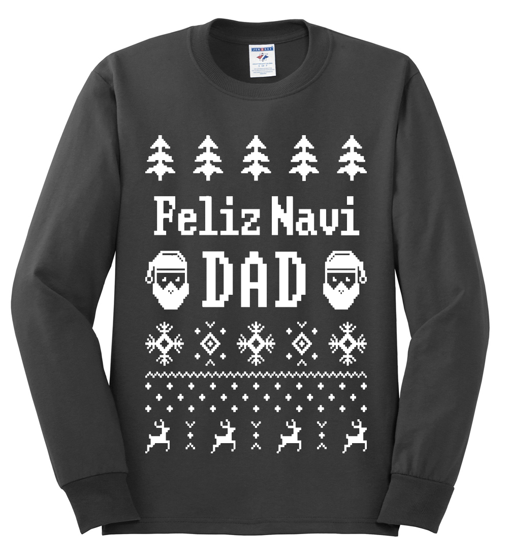 feliz navidad long sleeve shirt