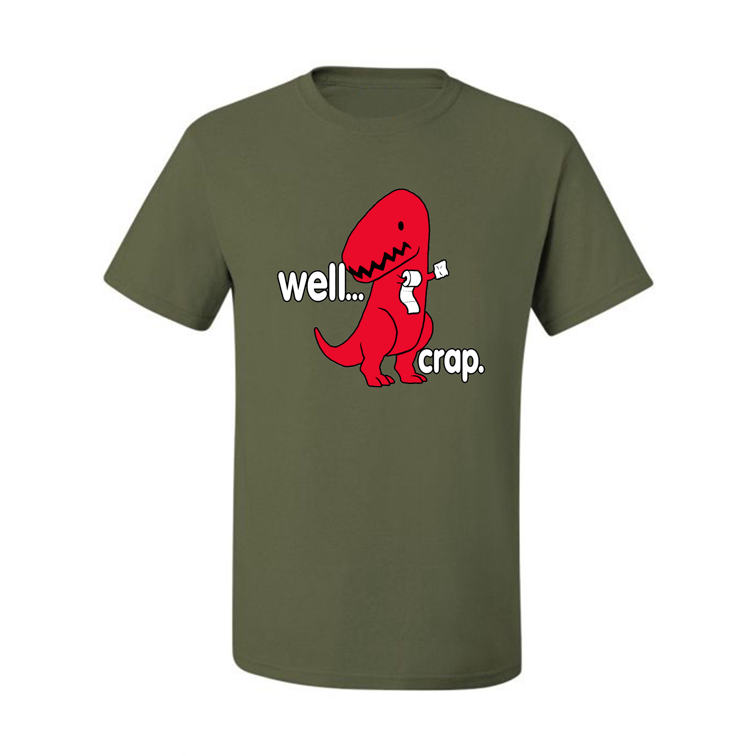 Camiseta Well Crap Red Dinosaurio Hombres Humor Gráfico Divertido T - Imagen 24 de 38