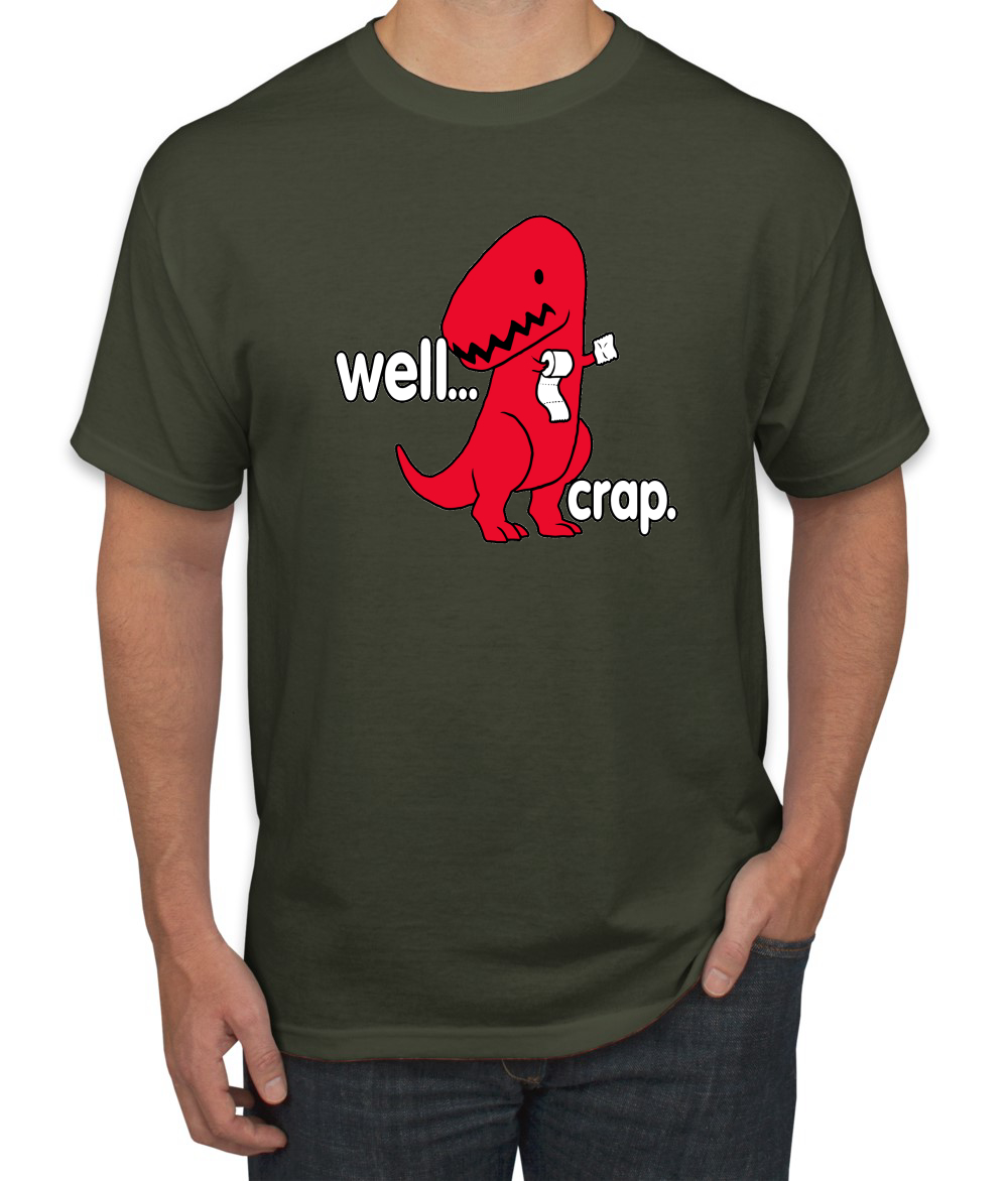 Camiseta Well Crap Red Dinosaurio Hombres Humor Gráfico Divertido T - Imagen 23 de 38